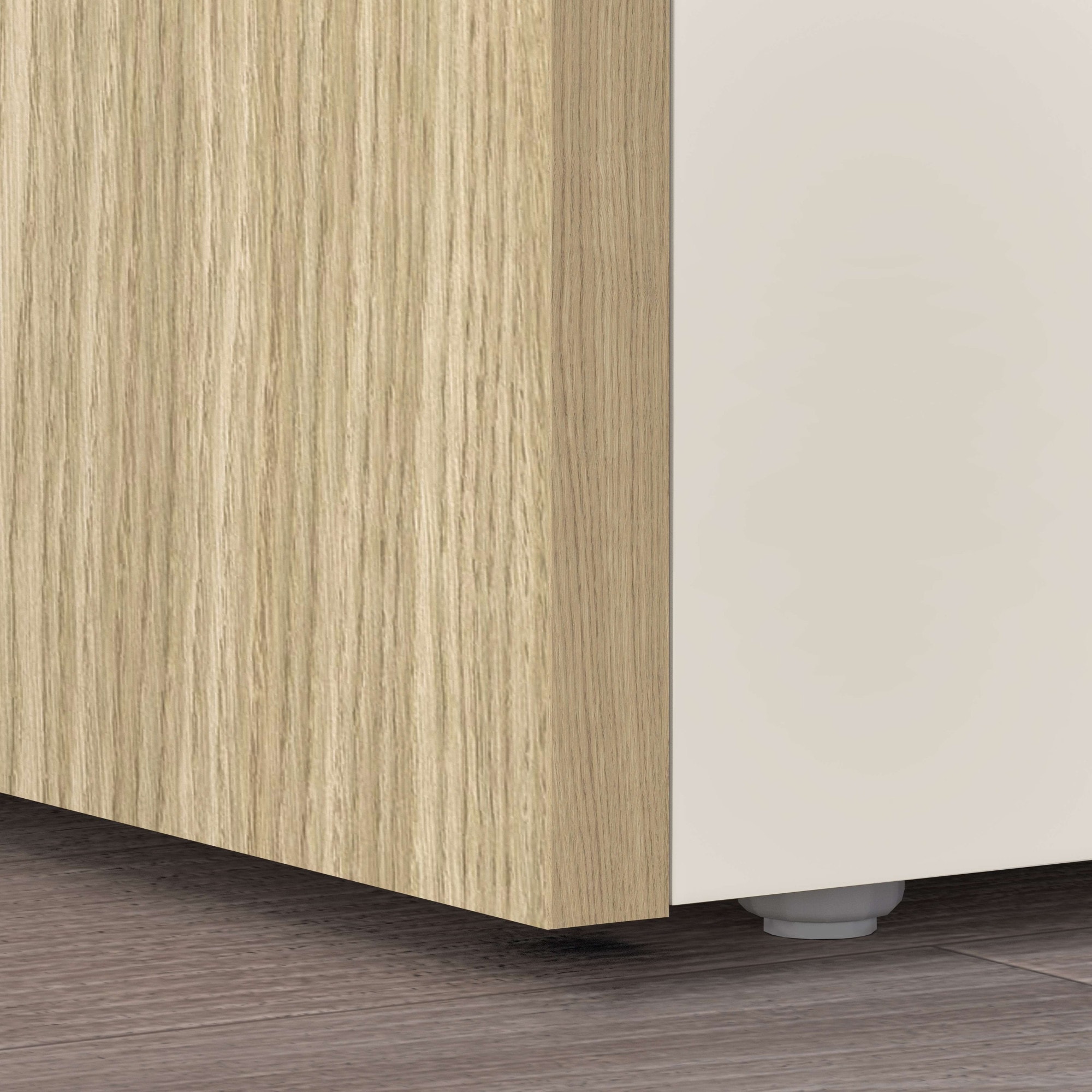 GOODproduct Buffet haut »Highboard ALTEA, Kommode, Schrank, Kredenz« 1 cuis tlg. avec 3 portes battantes, 6 compartiments intérieurs, L.112,5 cm