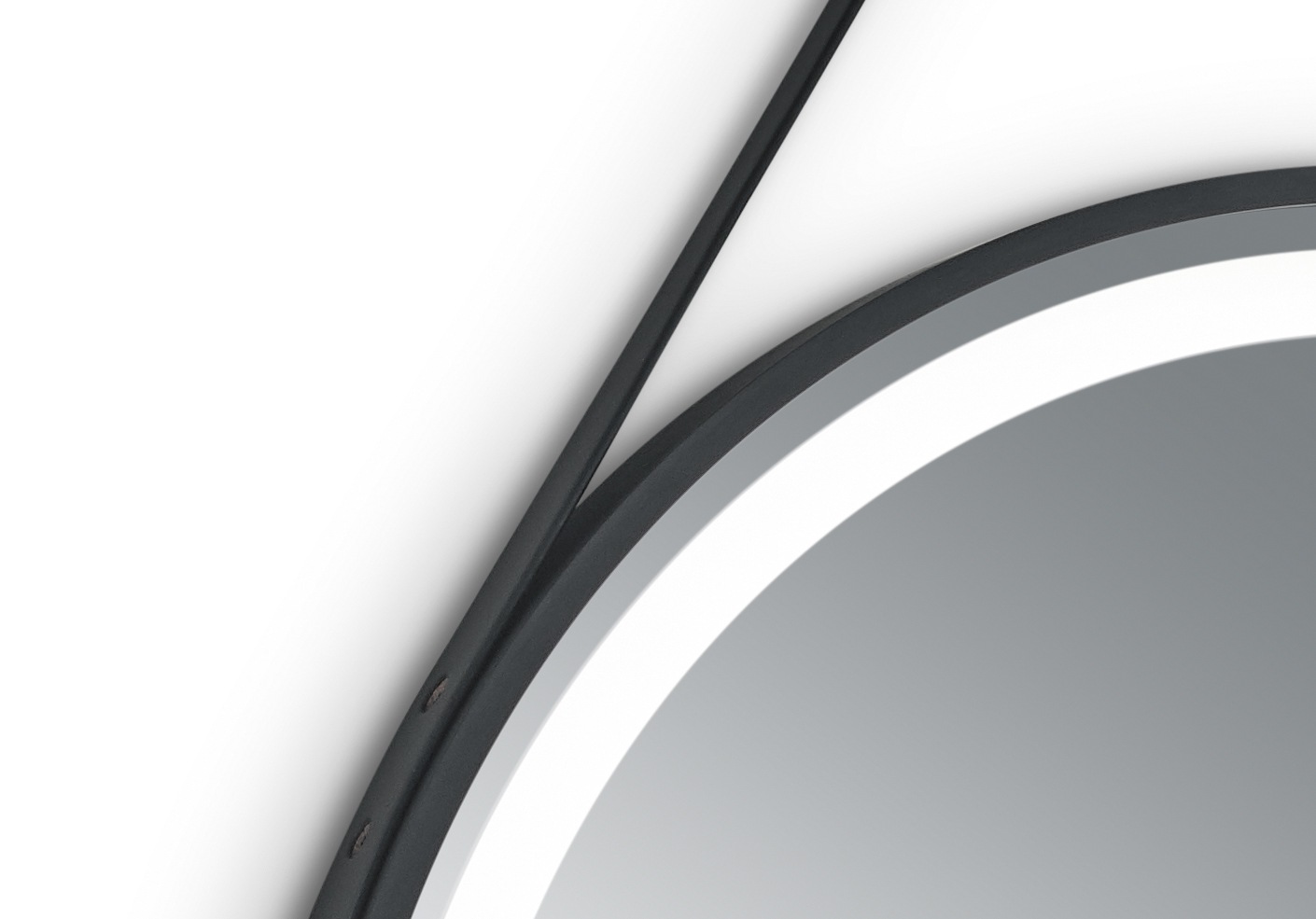 MIRRORS AND MORE LED-Lichtspiegel »Finchen« integrierte LED-Beleuchtung, mit Lederband