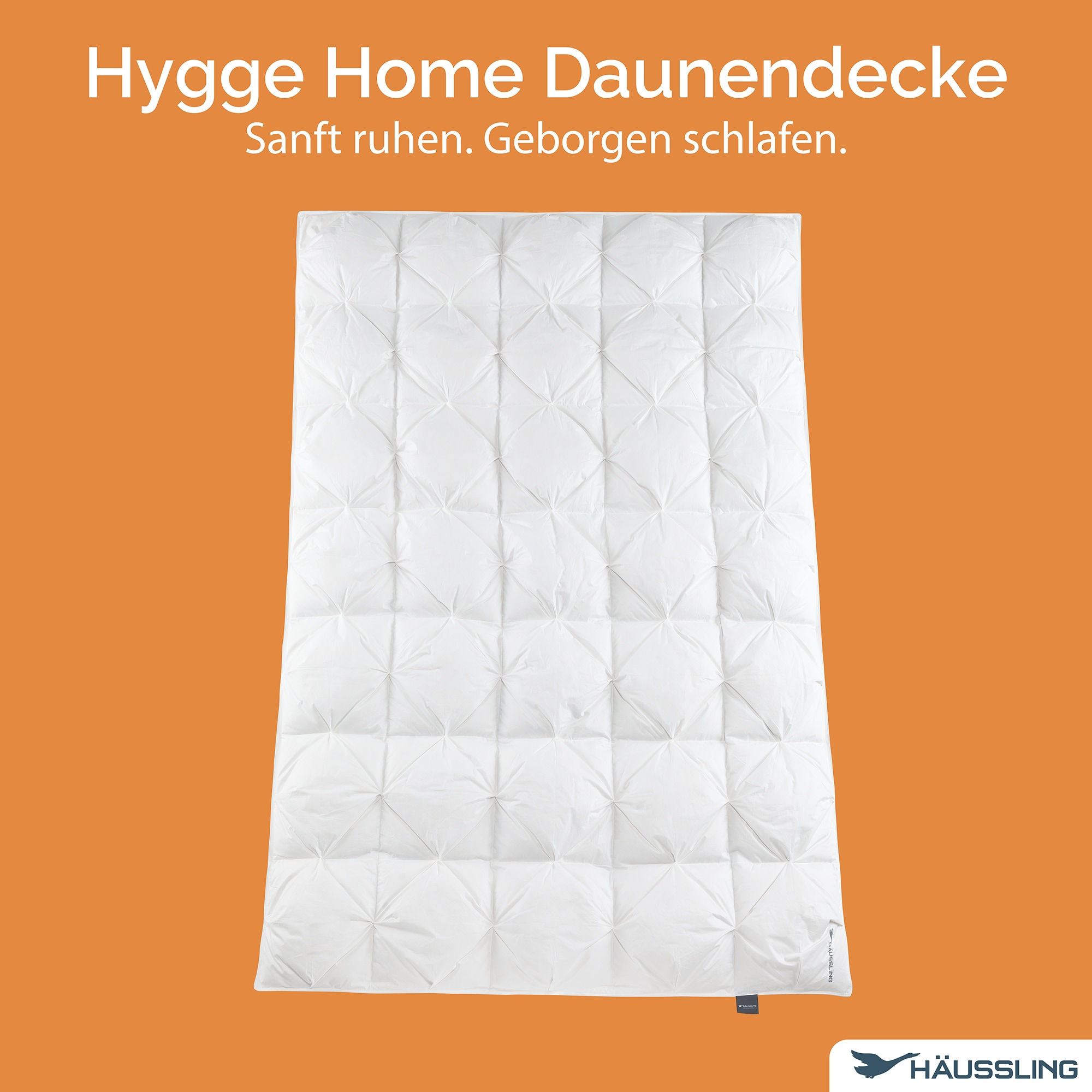 Haeussling Daunenbettdecke »Hygge Home, Bettdecken für Sommer und Winter, Ganzjahresdecke, Decke« normal Füllung weisseneue90Daunenund10FedernKl1 1 Stk. tlg. Bettdecke 135x200 cm, 155x220 cm & weitere Grössen