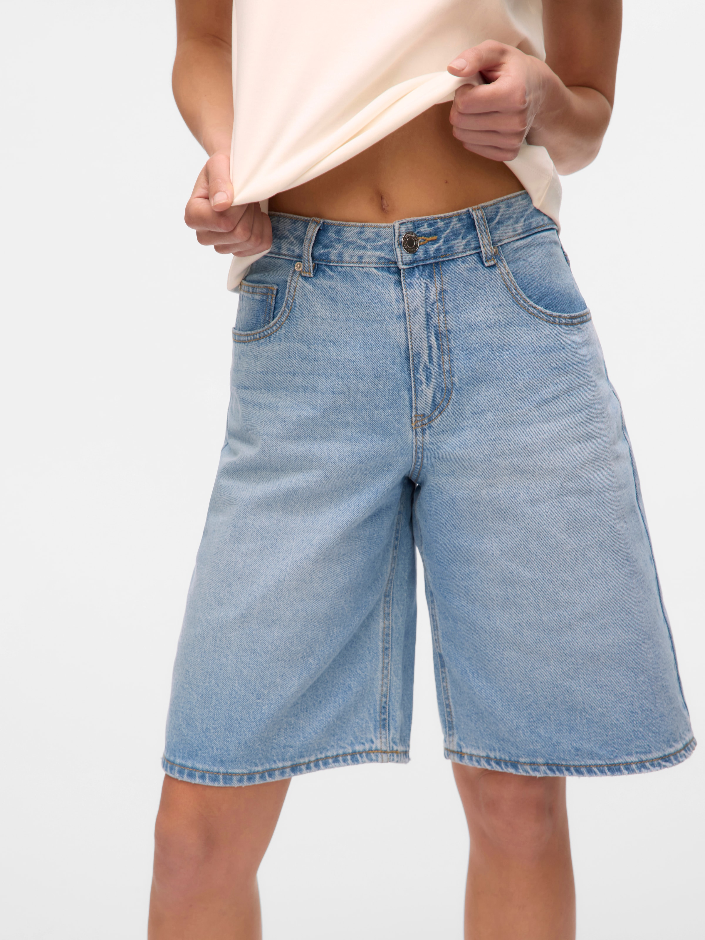 Vero Moda Short en jean »VMRAILA MR DENIM JORTS NOOS« Baumwolle, loose fit