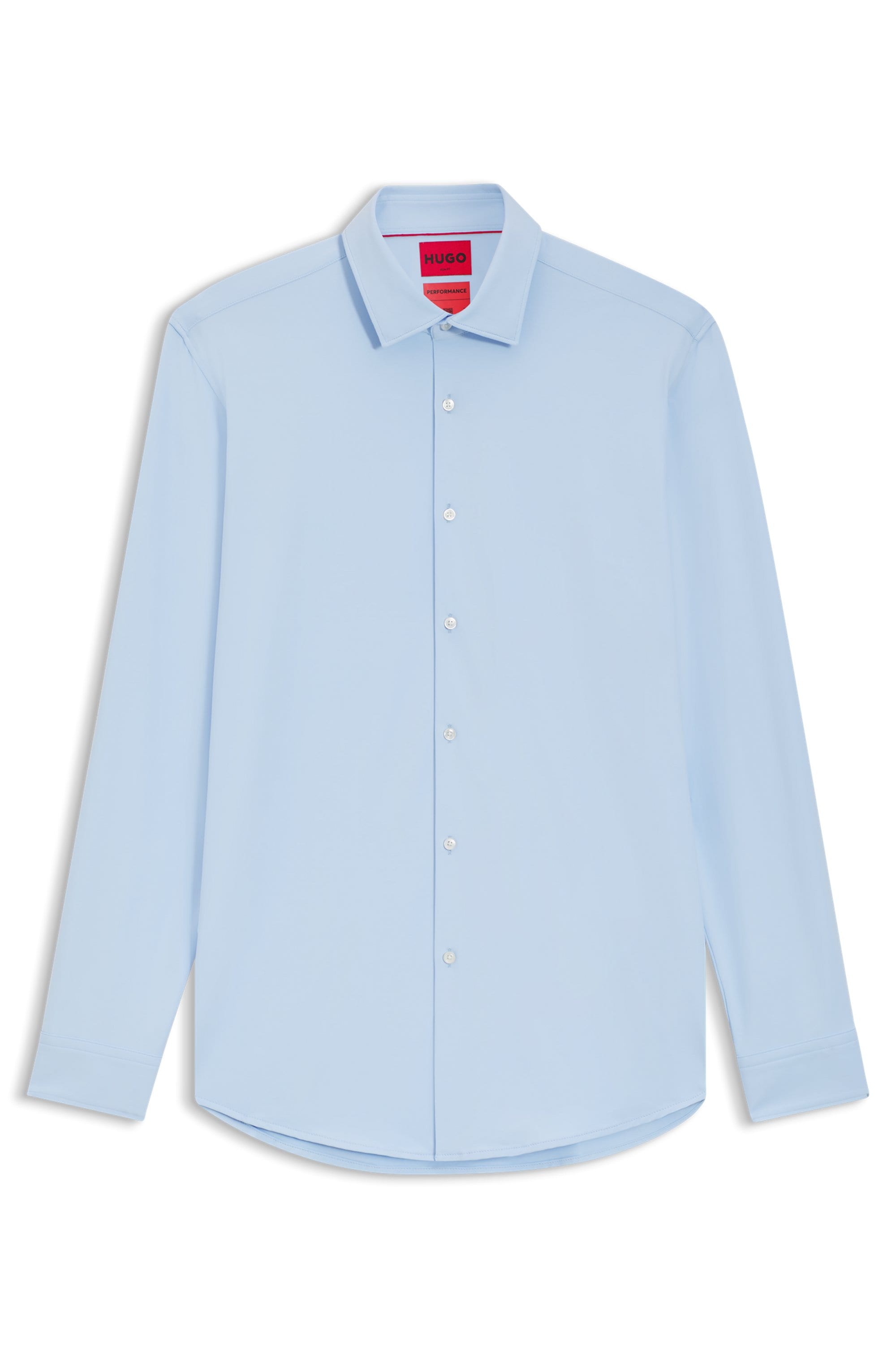 HUGO Chemise d'affaires »Kenno« Stretch-Jersey, Slim Fit, Kentkragen