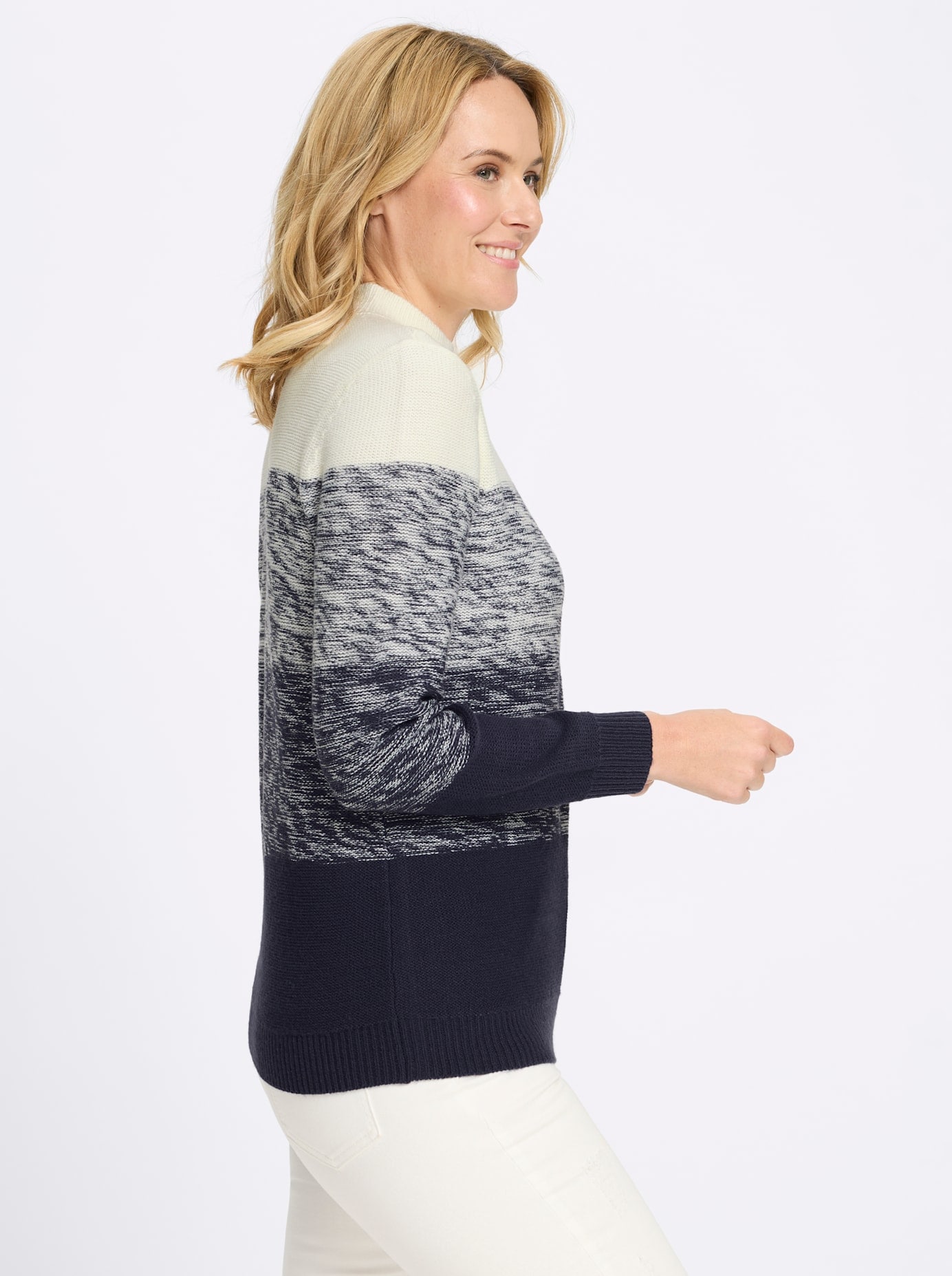 Classic Basics Pull à col montant »Stehkragen-Pullover«