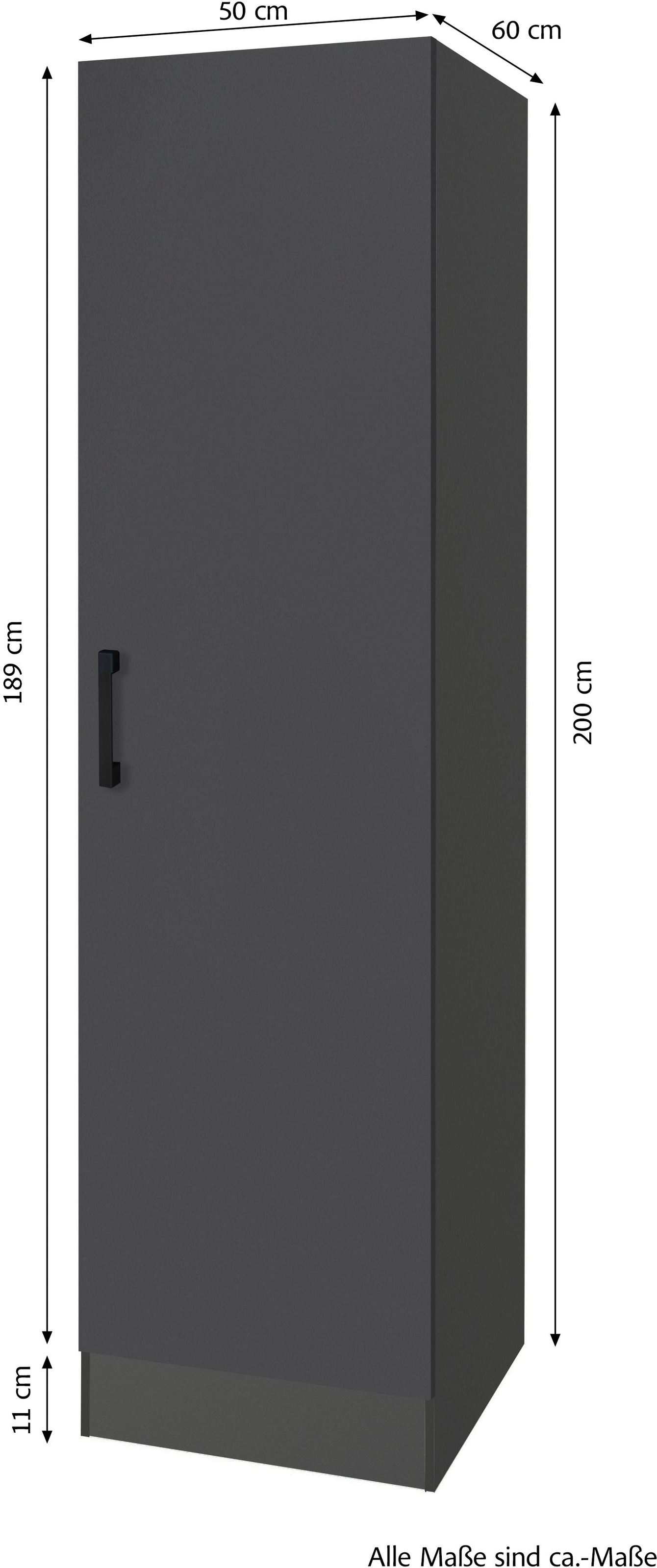 KOCHSTATION Armoire à provisions »KS-Toronto« largeur 50 cm, avec 8 étagères