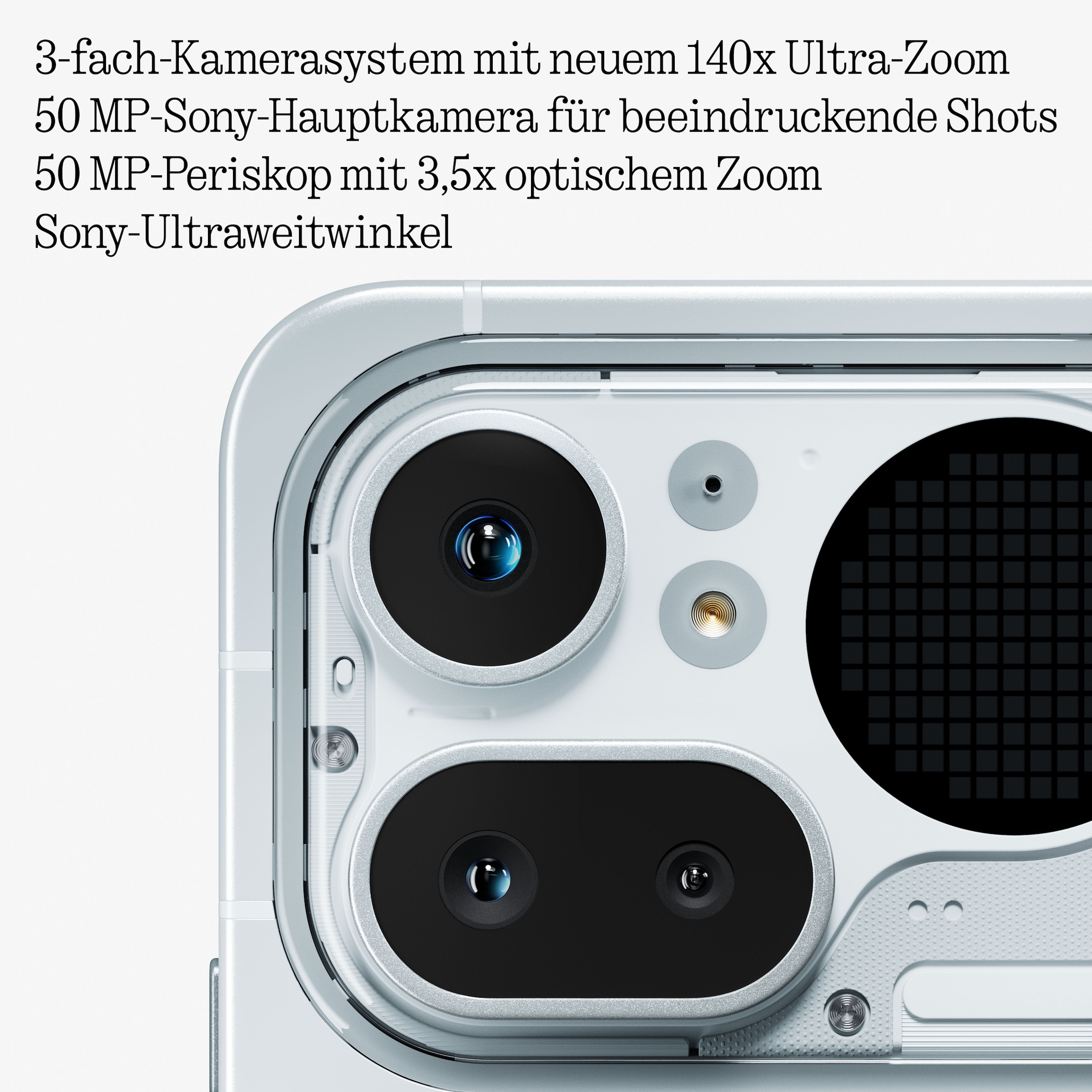 NOTHING Smartphone »Phone (4a) Pro« silber