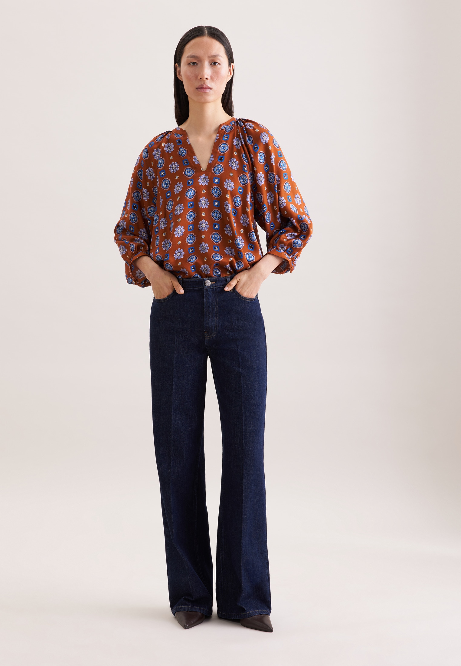 seidensticker Blouse classique Impression tunique
