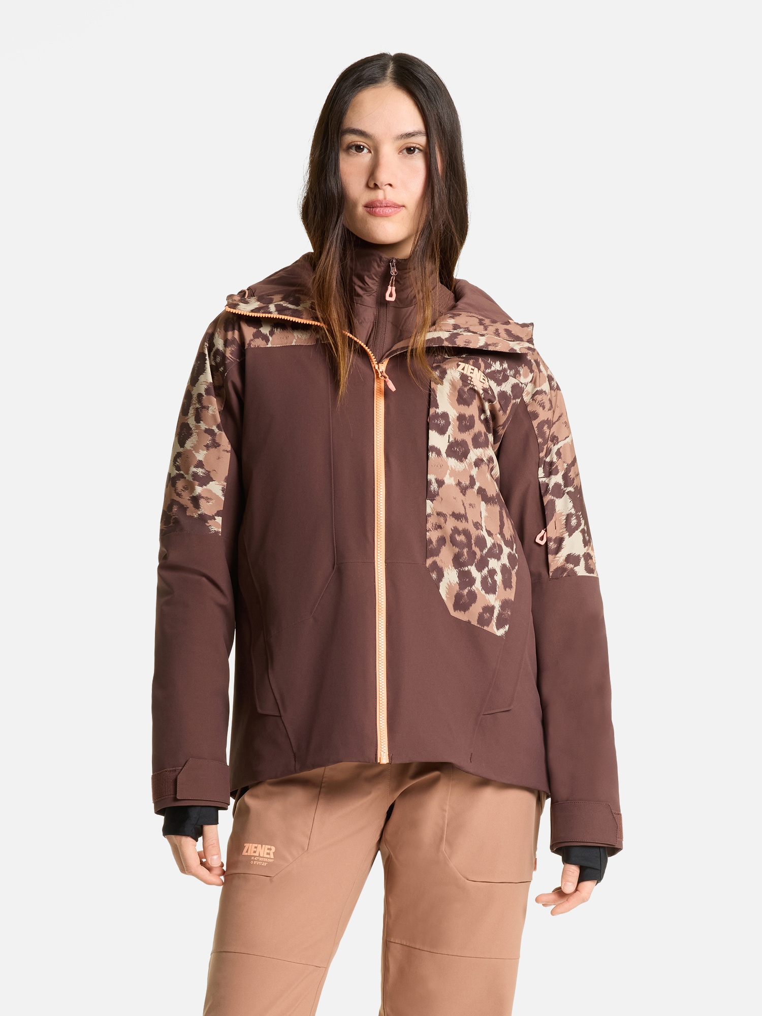 Ziener Veste de ski »RAYKA-Z AQUASHIELD® DAMEN« imperméable, coupe-vent, respirant, ouatinage en laine
