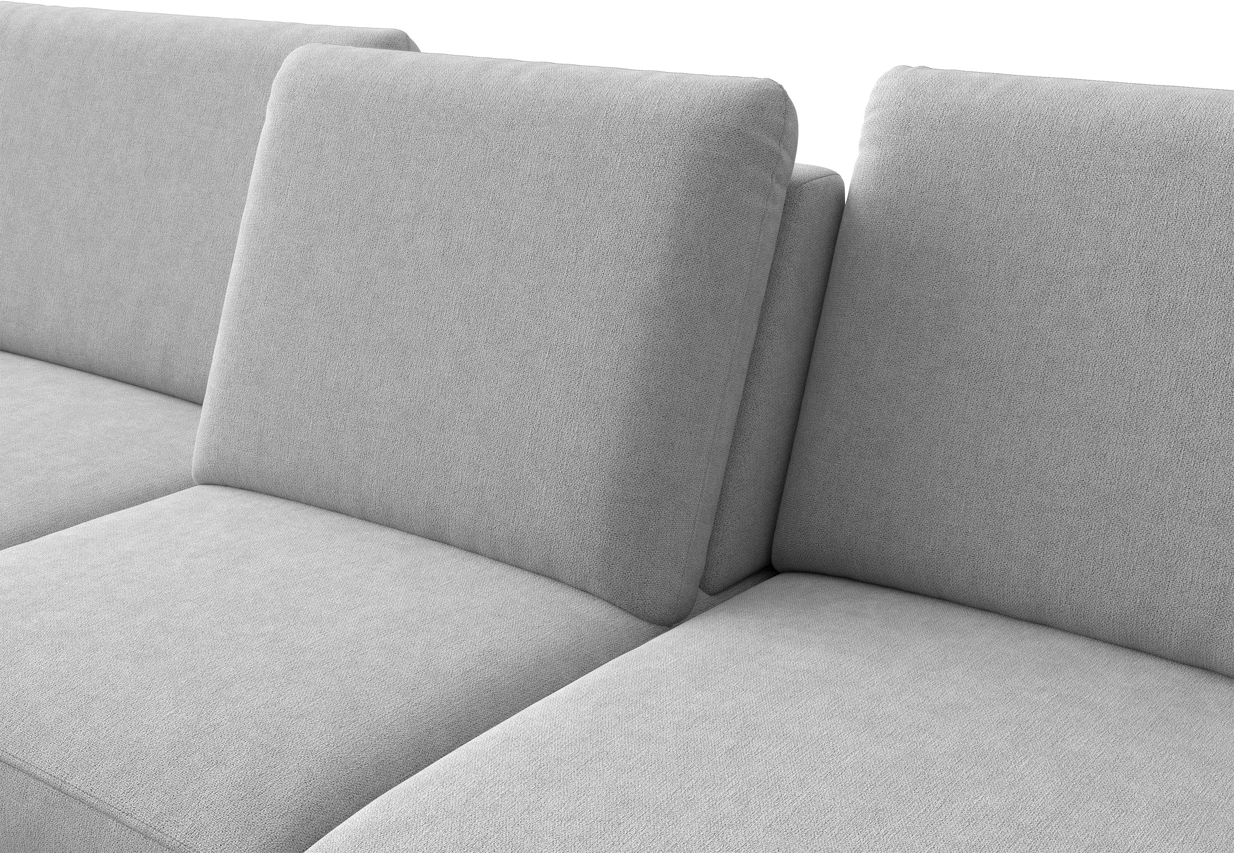 sit&more Canapé d'angle »Chelsea L-Form, B: 264 cm, mit Armteil-& Sitztiefenverstellung« fonction lit et coffre de lit en option