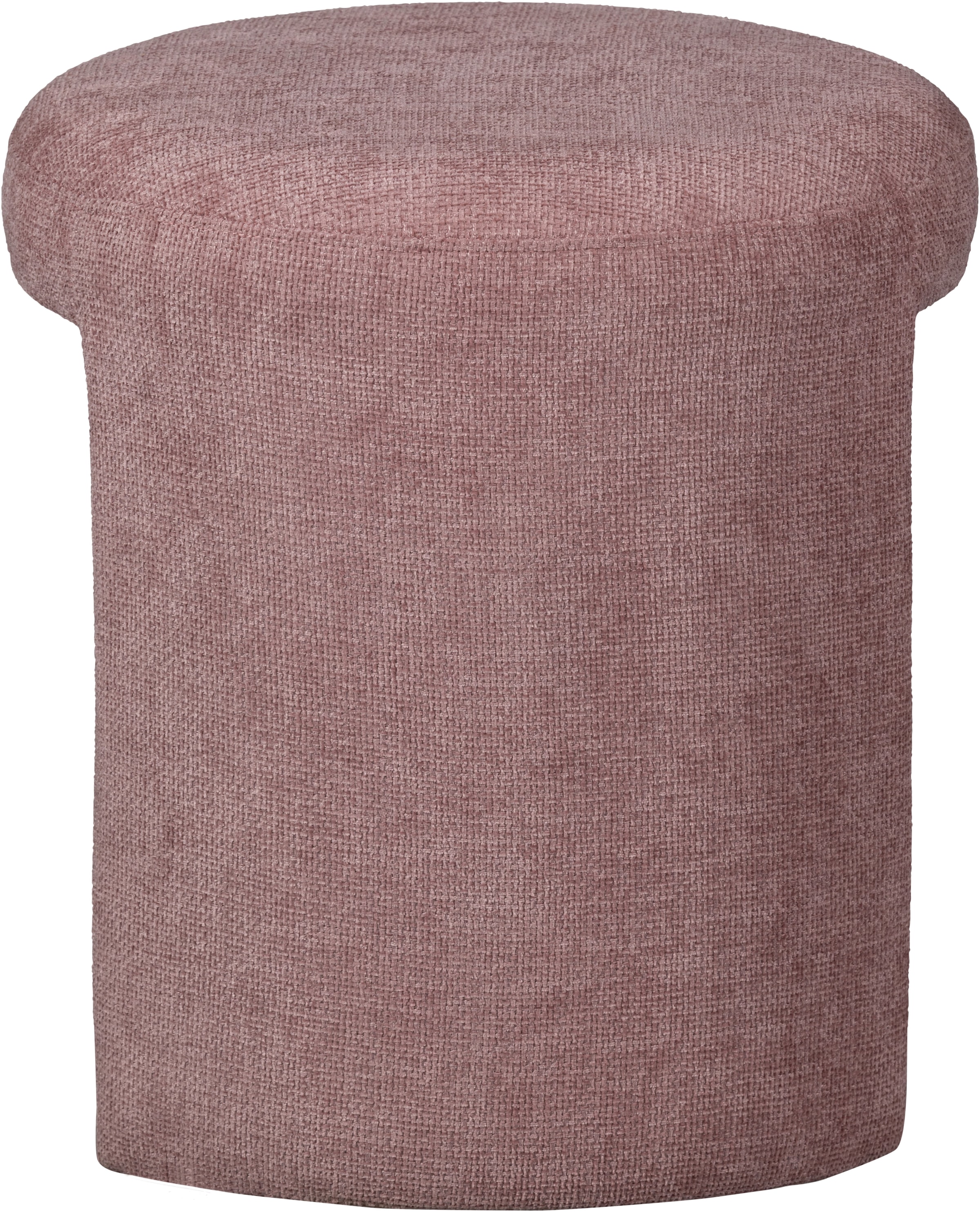 WOOOD Pouf »Charlie kompakte Form, vollständig gepolstertes B 45 x T 45 x H 47 cm« Très haute résistance à l'usure, capacité de charge 100 kg, hauteur d'assise moyenne