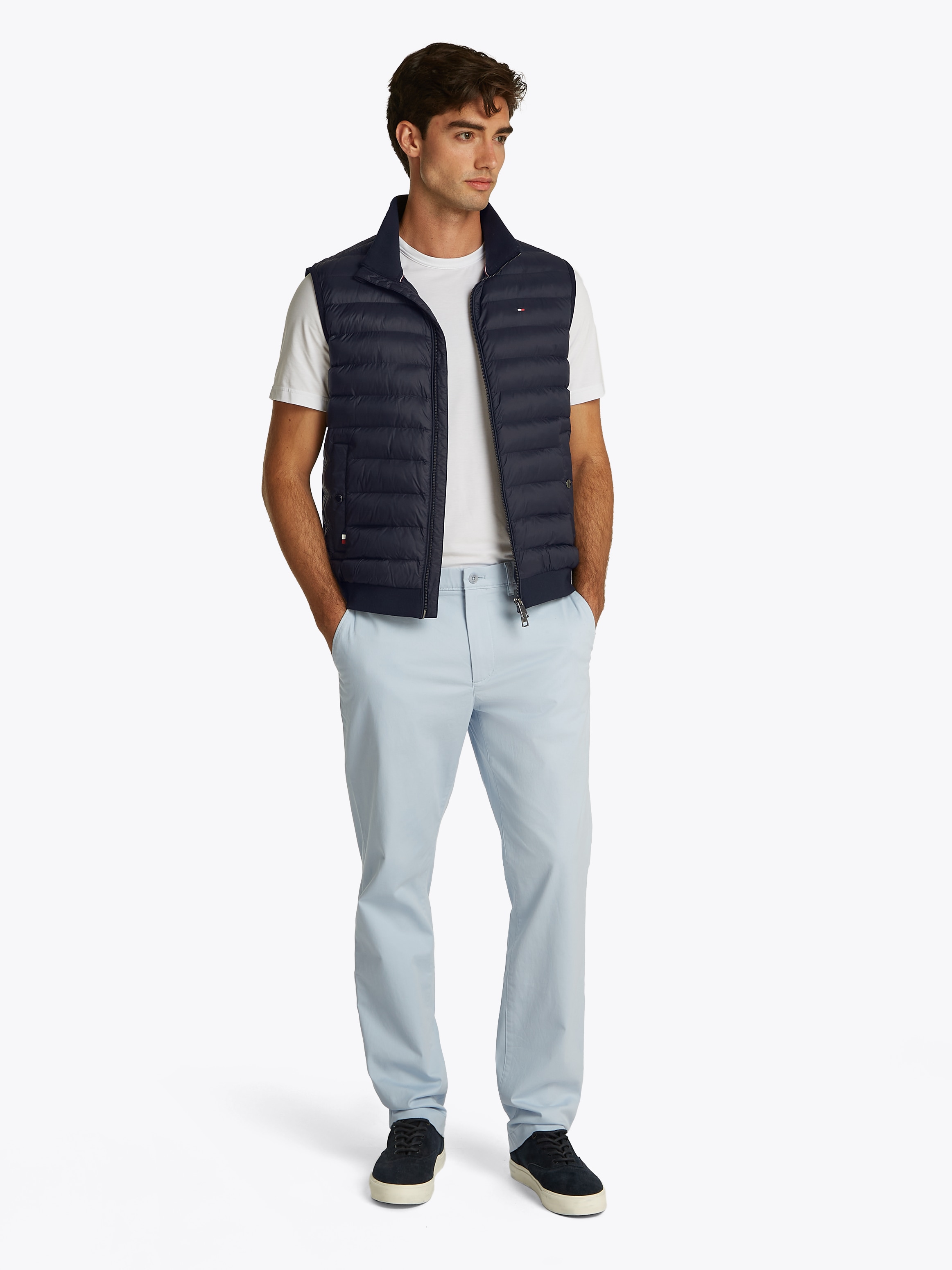 Tommy Hilfiger Gilet matelassé »MIX MEDIA VEST« Rückenteil ungesteppt