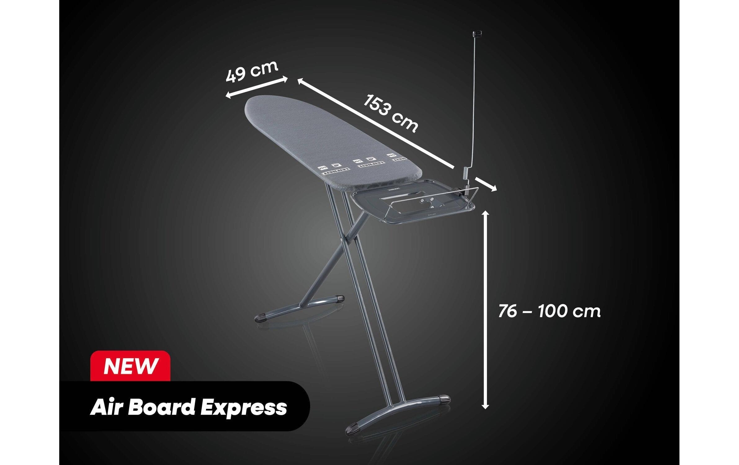 Leifheit Planche à repasser »Airboard Express M Black 120 x 38 cm«