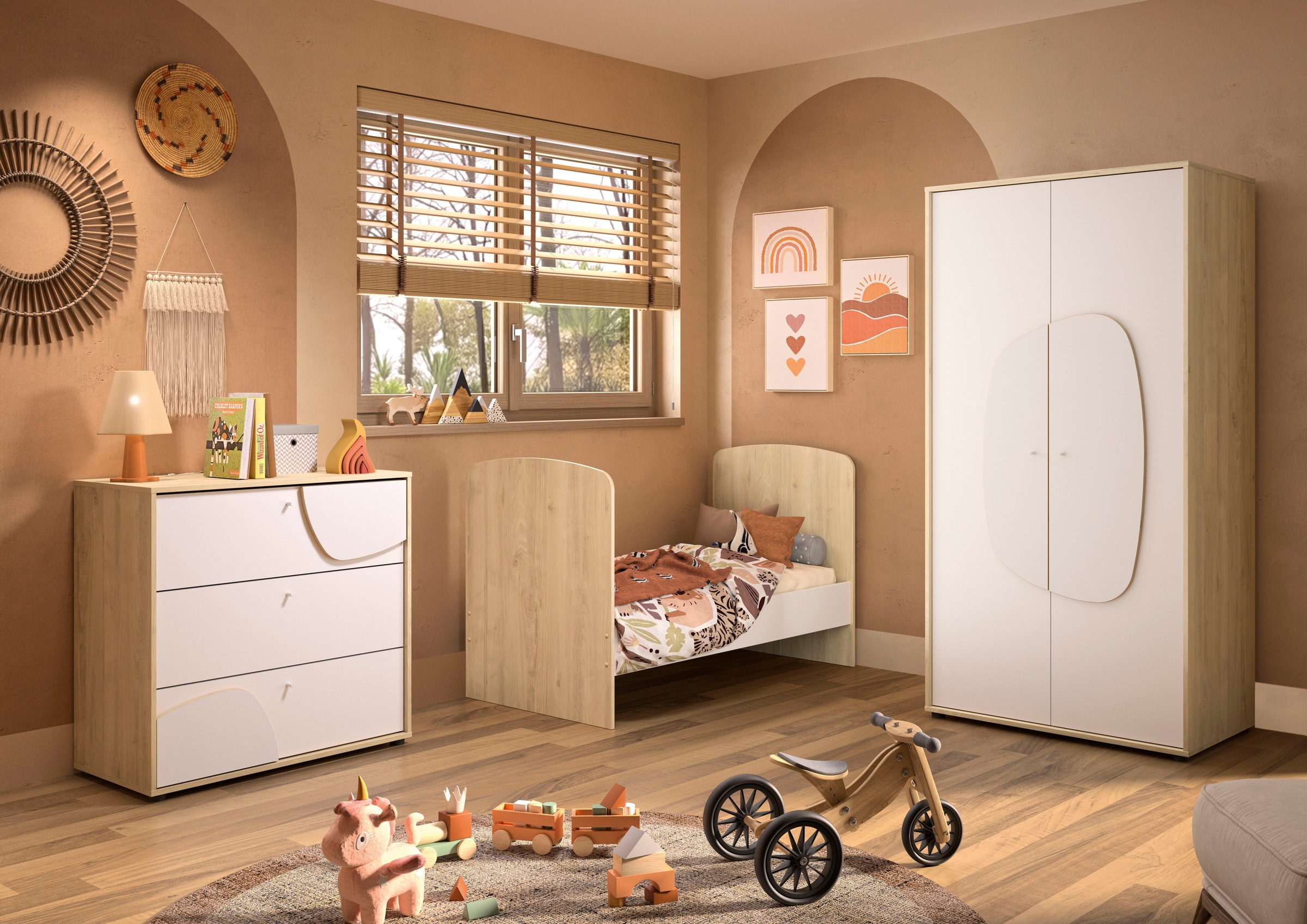 Gami Commode »KOMMODE BASILE 3 SCHUBLADEN« 3 grosse Schubladen