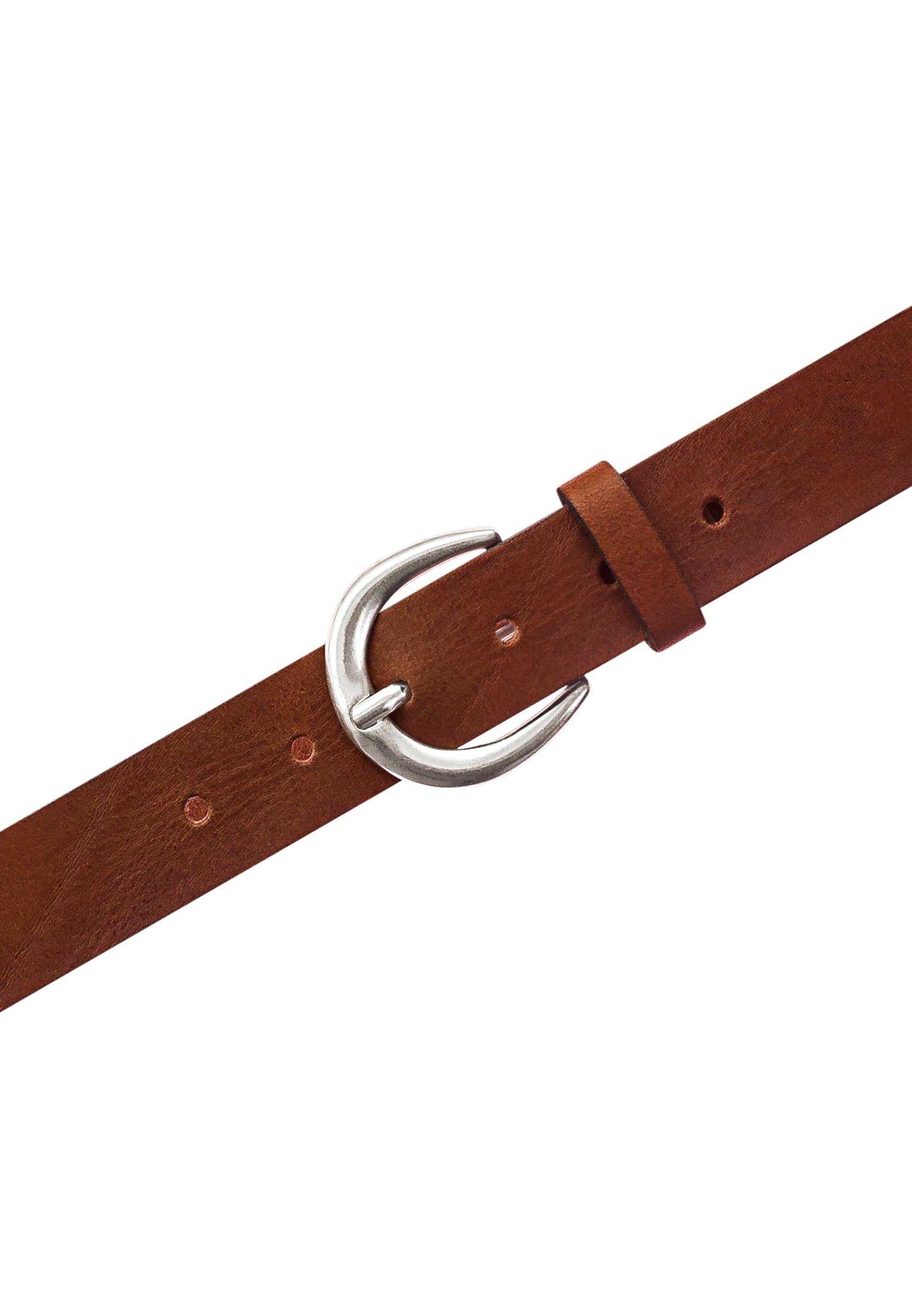 MUSTANG Ceinture en cuir »"Julia"« 1 cuis Boucle en argent poli, largeur 3,5 cm