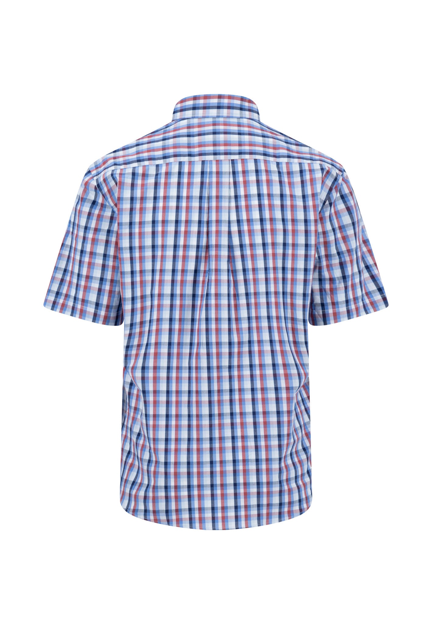 FYNCH-HATTON Chemise à manches courtes im Karo-Look und mit Button-Down-Kragen