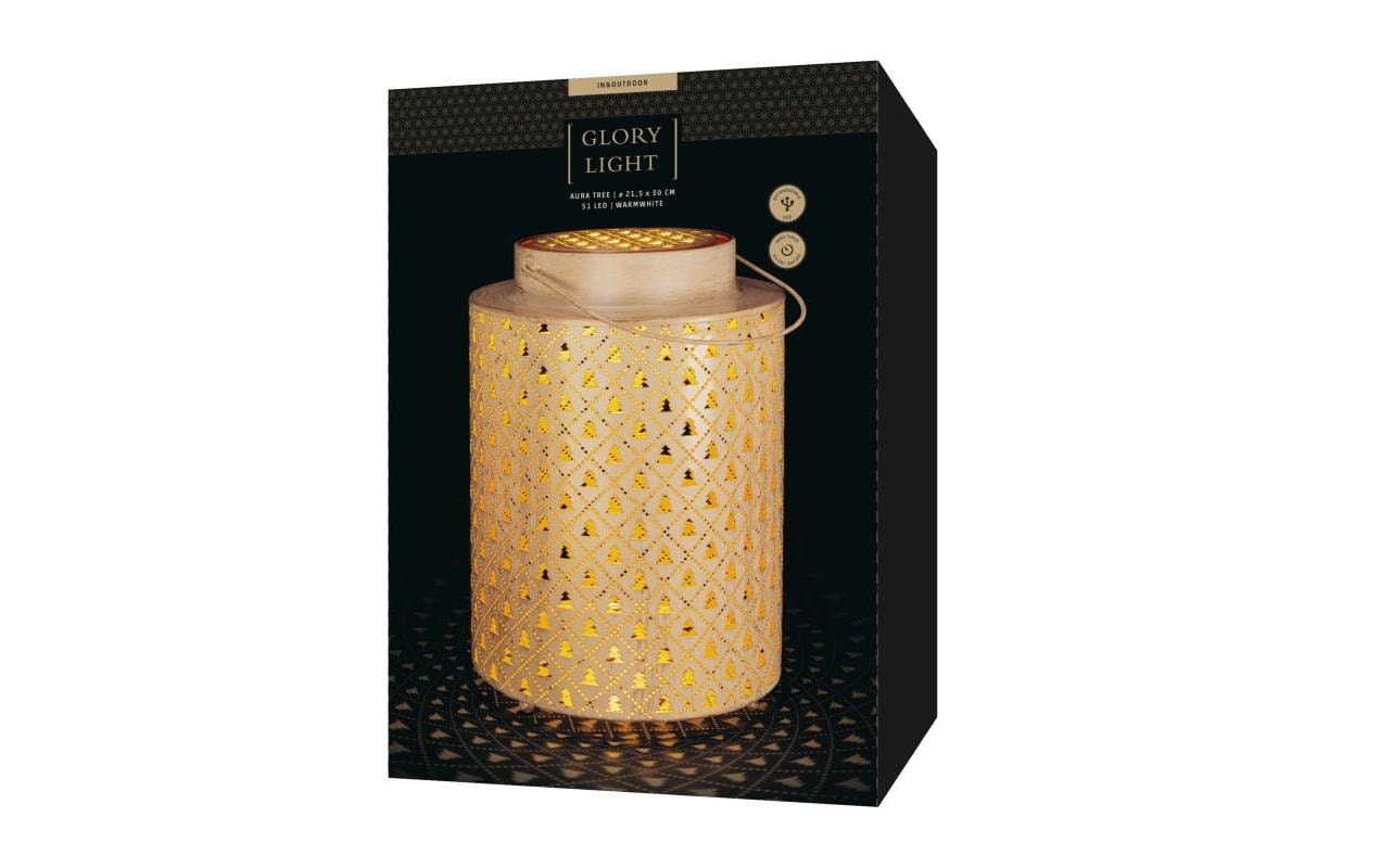 STT LED Laterne »Aura tree« Warmweiss