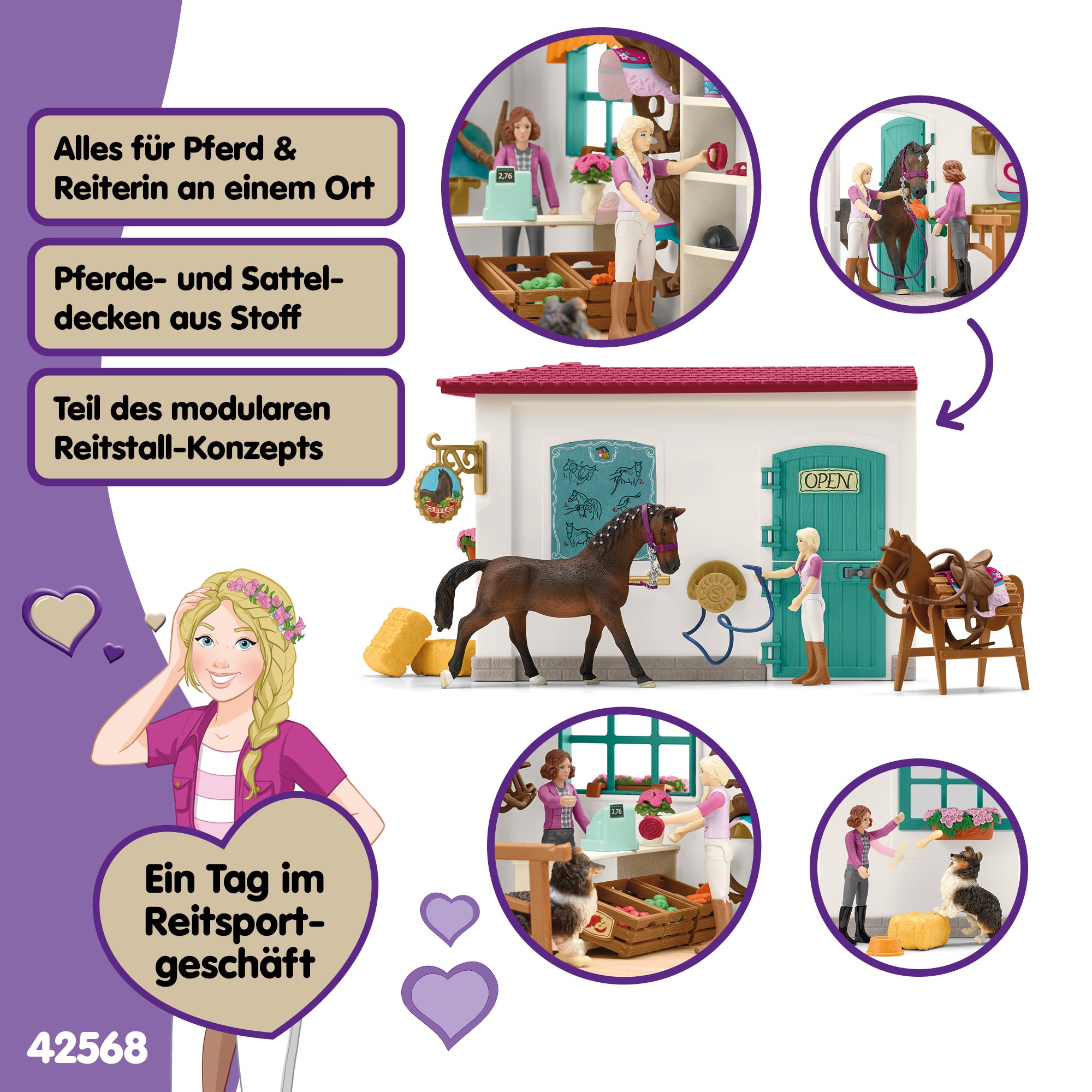 Schleich® Monde de jeu »HORSE CLUB, Reitshop (42568)«