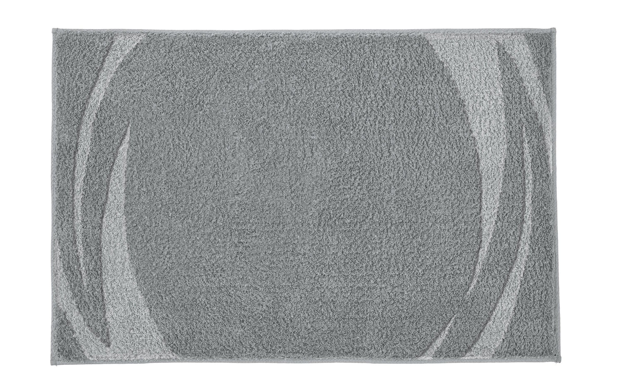 Kleine Wolke Badematte »»Mystic«« Höhe 25 mm rutschhemmend beschichtet fussbodenheizungsgeeignet Badteppich, modernes Design, Hoch-Tief Effekt, rechteckig & rund