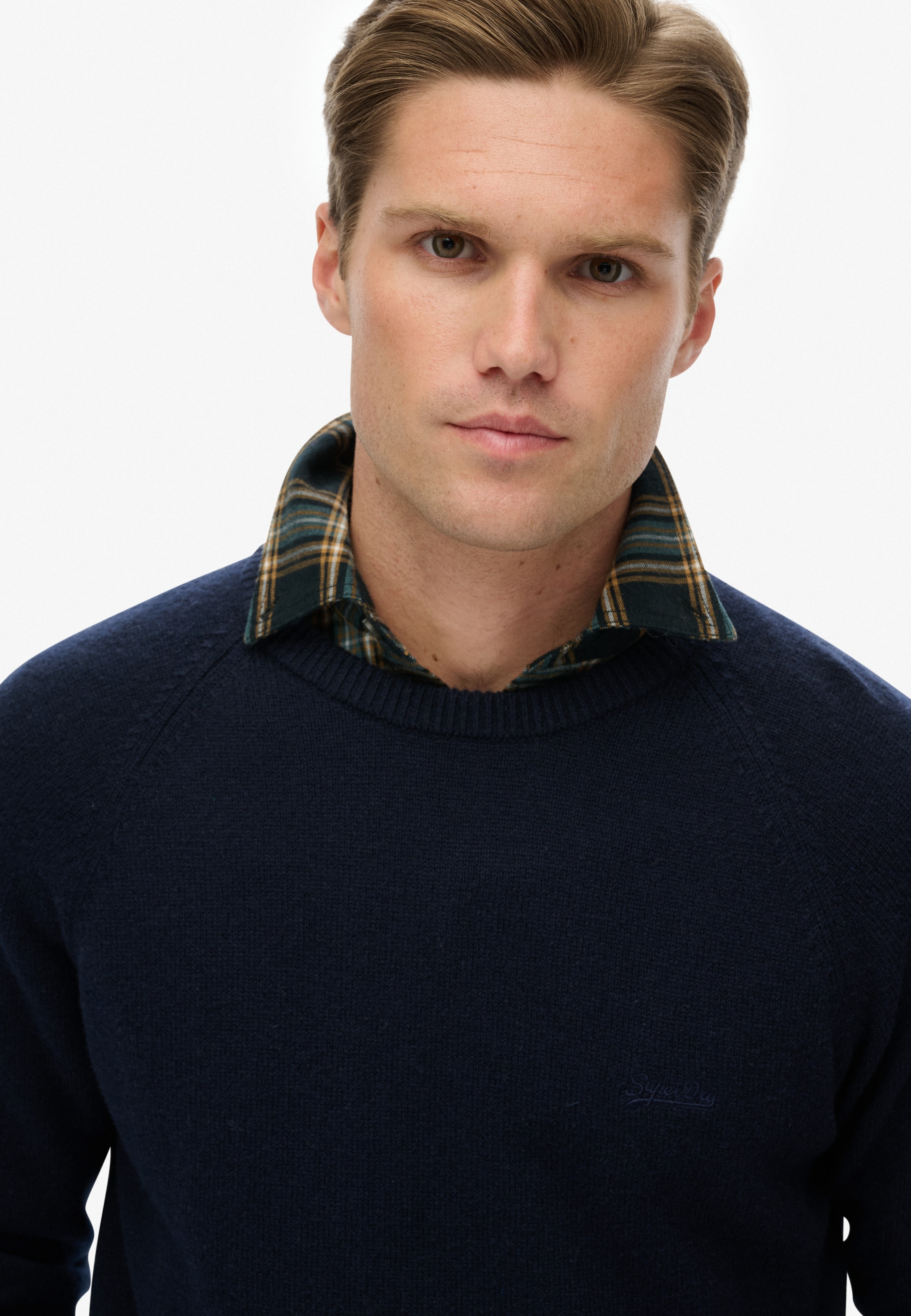 Superdry Strickpullover »WOOL BLEND JUMPER«