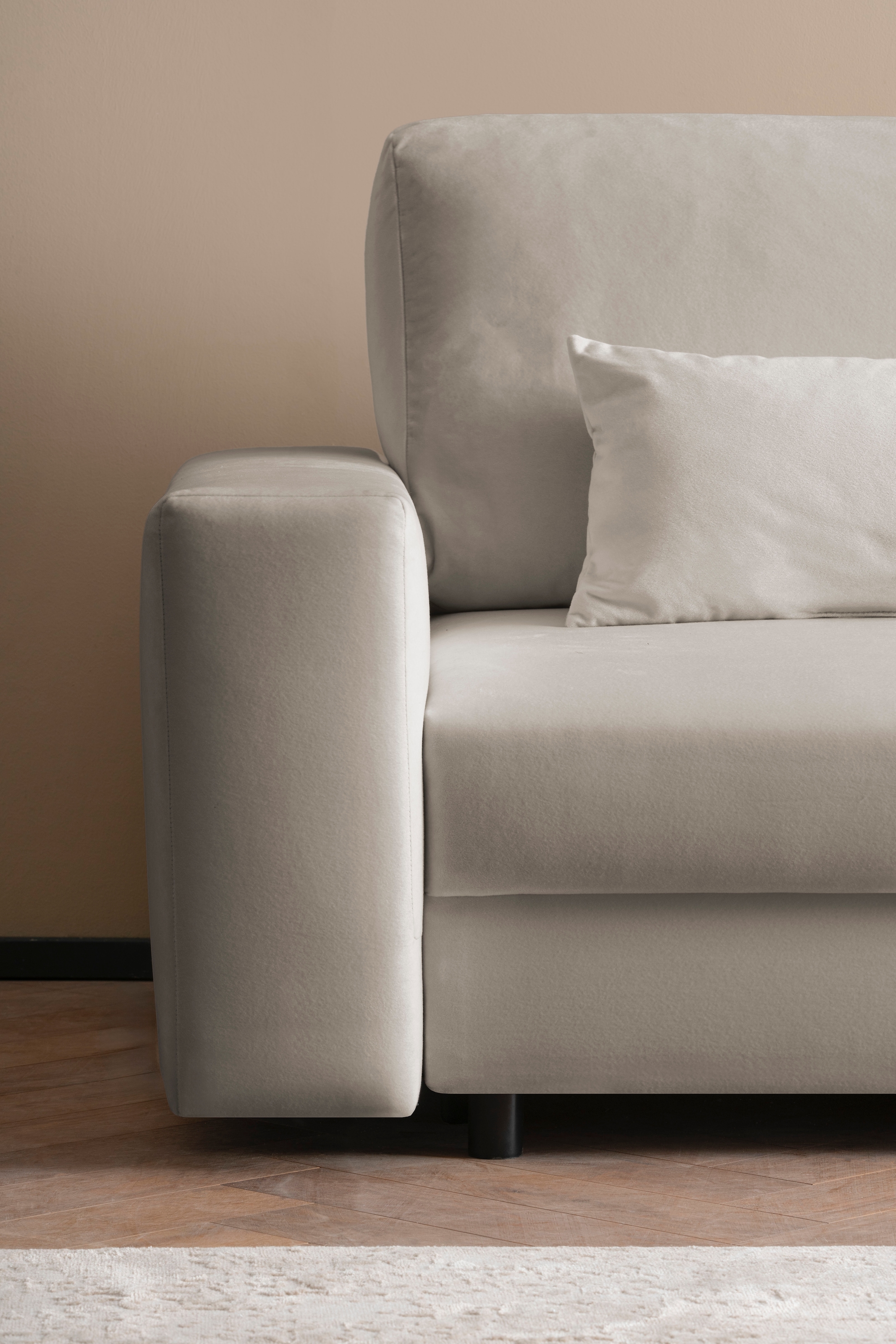 LeGer Home by Lena Gercke Canapé-lit »Imoga, Polster mit Schlaffunktion, 3-Sitzer Sofa, Couch mit Bettkasten« in modernen Farben und Stoffen, Bettfunktion, Liegefläche: 200x150 cm