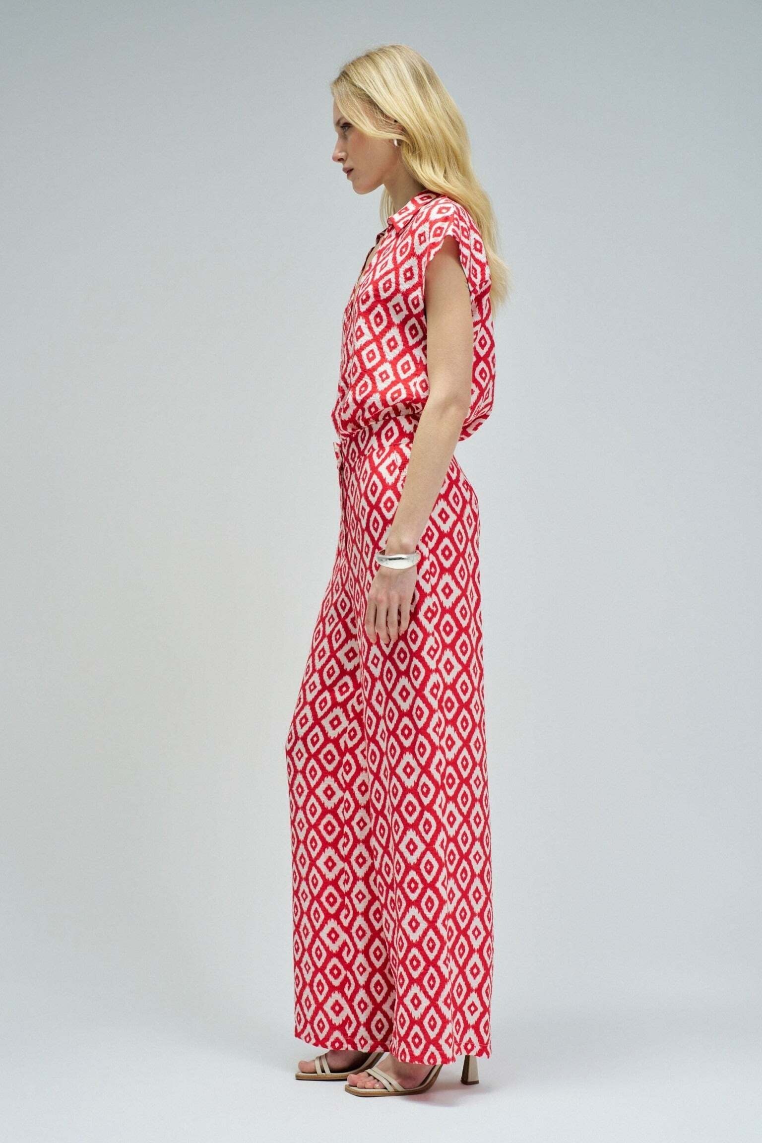 Salsa Pantalon en tissu »Salsa Jeans Stoffhose Print Hight Rise«