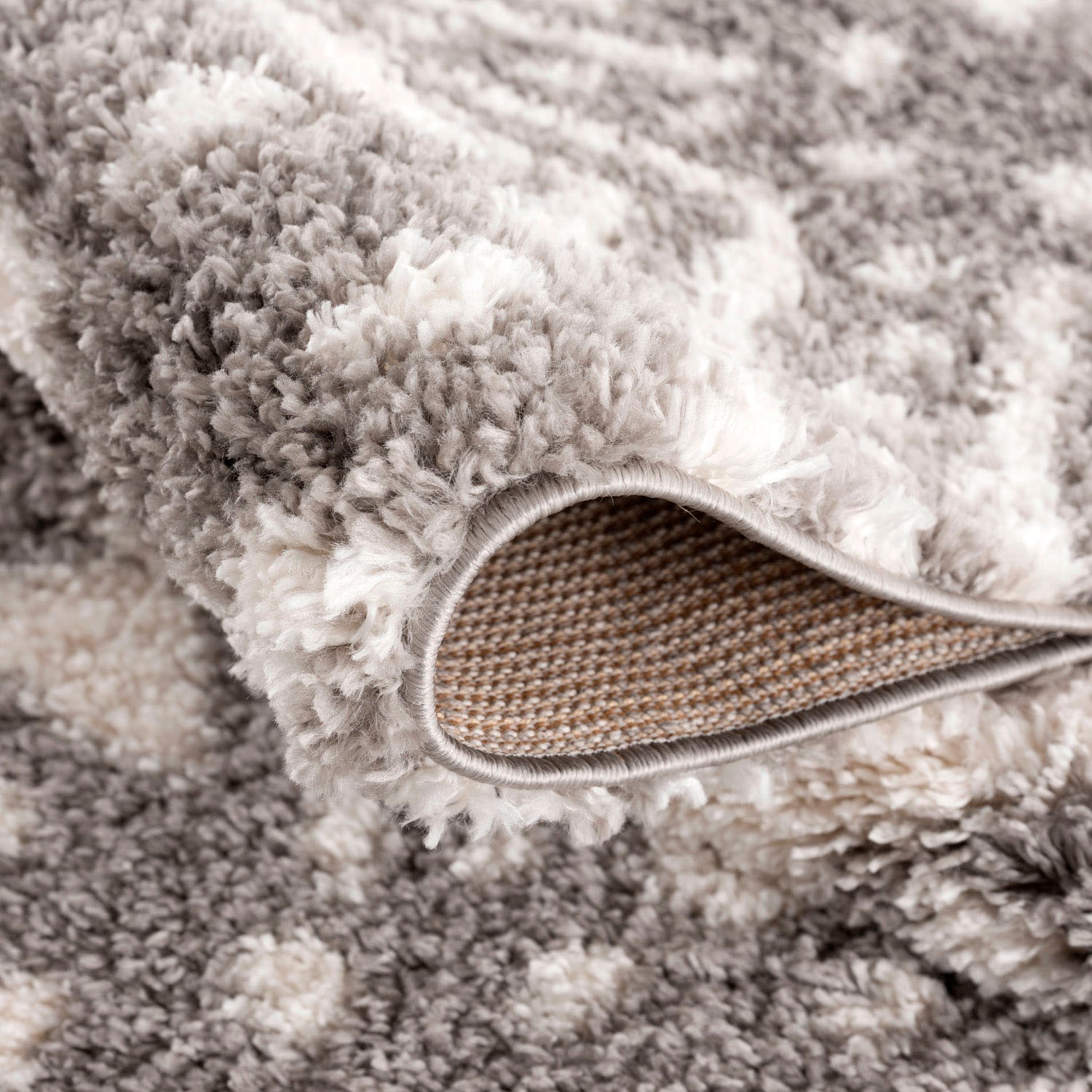 Carpet City Hochflor-Teppich »Pulpy 541« rechteckig 30 mm Höhe besonders weich, mit Fransen, Ethno Look