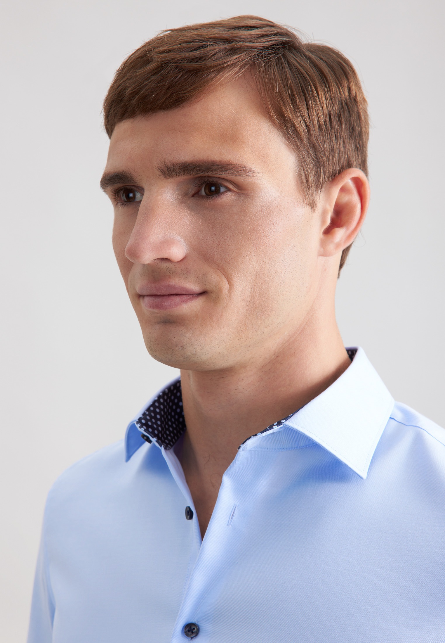 seidensticker Chemise d'affaires »Schwarze Rose« Slim 1/1 Kentkragen Uni