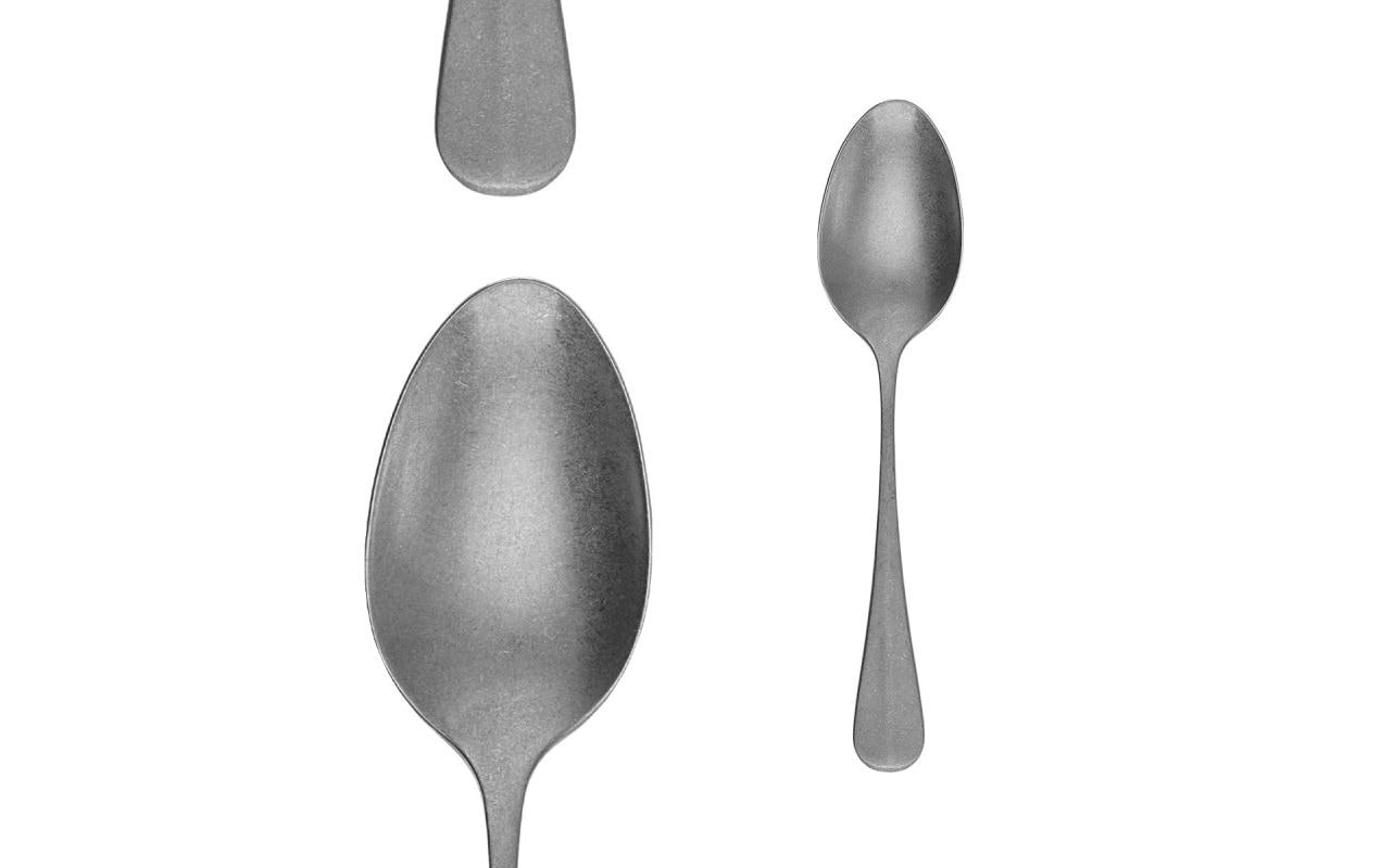 Sola Besteck-Set »Baguette Vintage 24-teilig, Silber/Hellgrau«