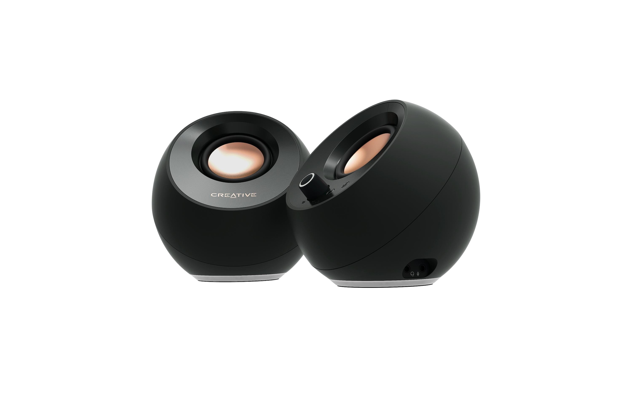 Creative Haut-parleurs pour PC »Pebble Pro, 2.0, Bluetooth 5.3, USB Audio, RGB« ( ) entrée AUX 3,5 mm