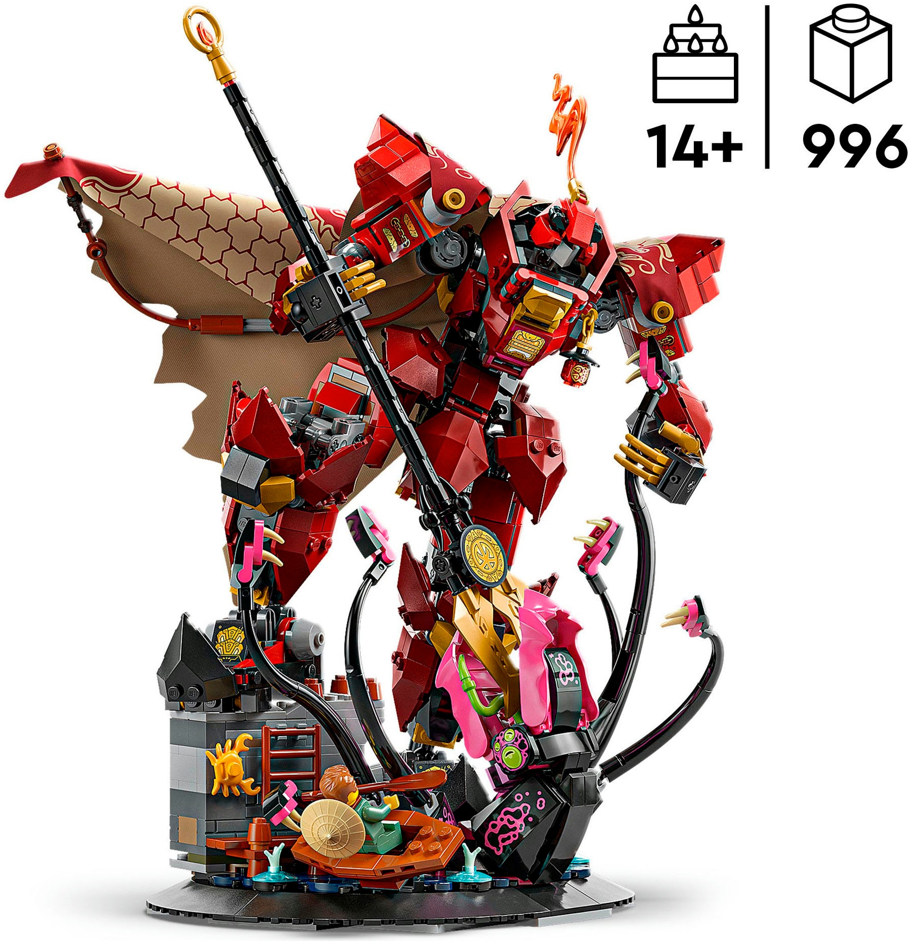 LEGO® Pions de construction »Der Feuerritter-Mech (71846), LEGO Ninjago« Made in Europe