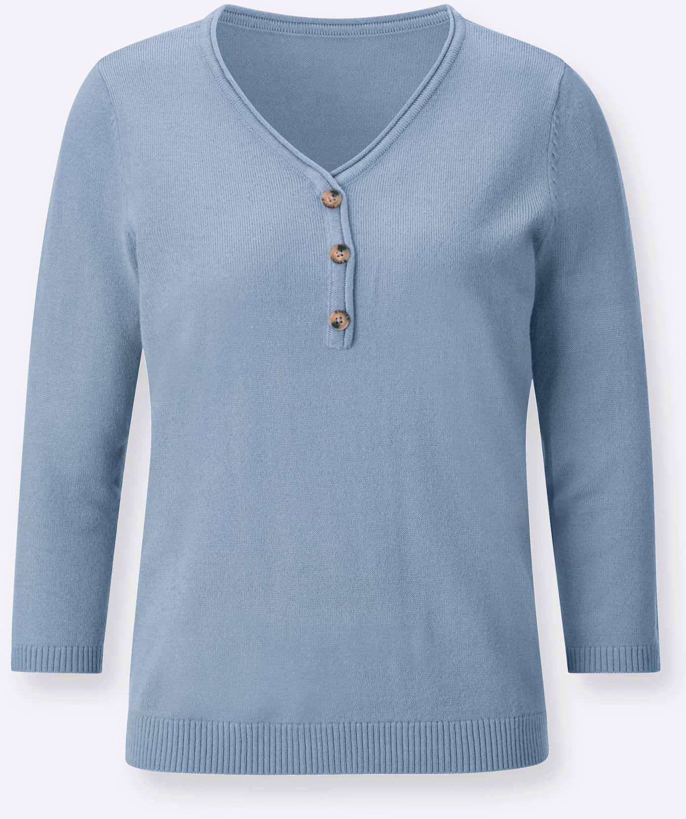 Classic Basics Pull col V »V-Ausschnitt-Pullover«