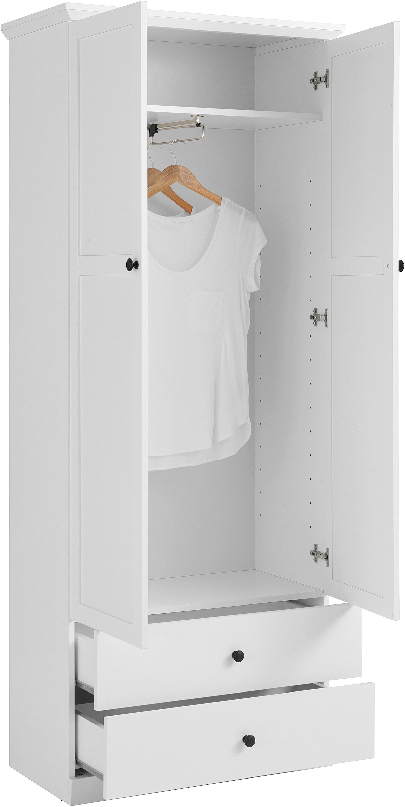 Home affaire Armoire vestiaire »Örebro« style campagne intemporel, avec extension complète