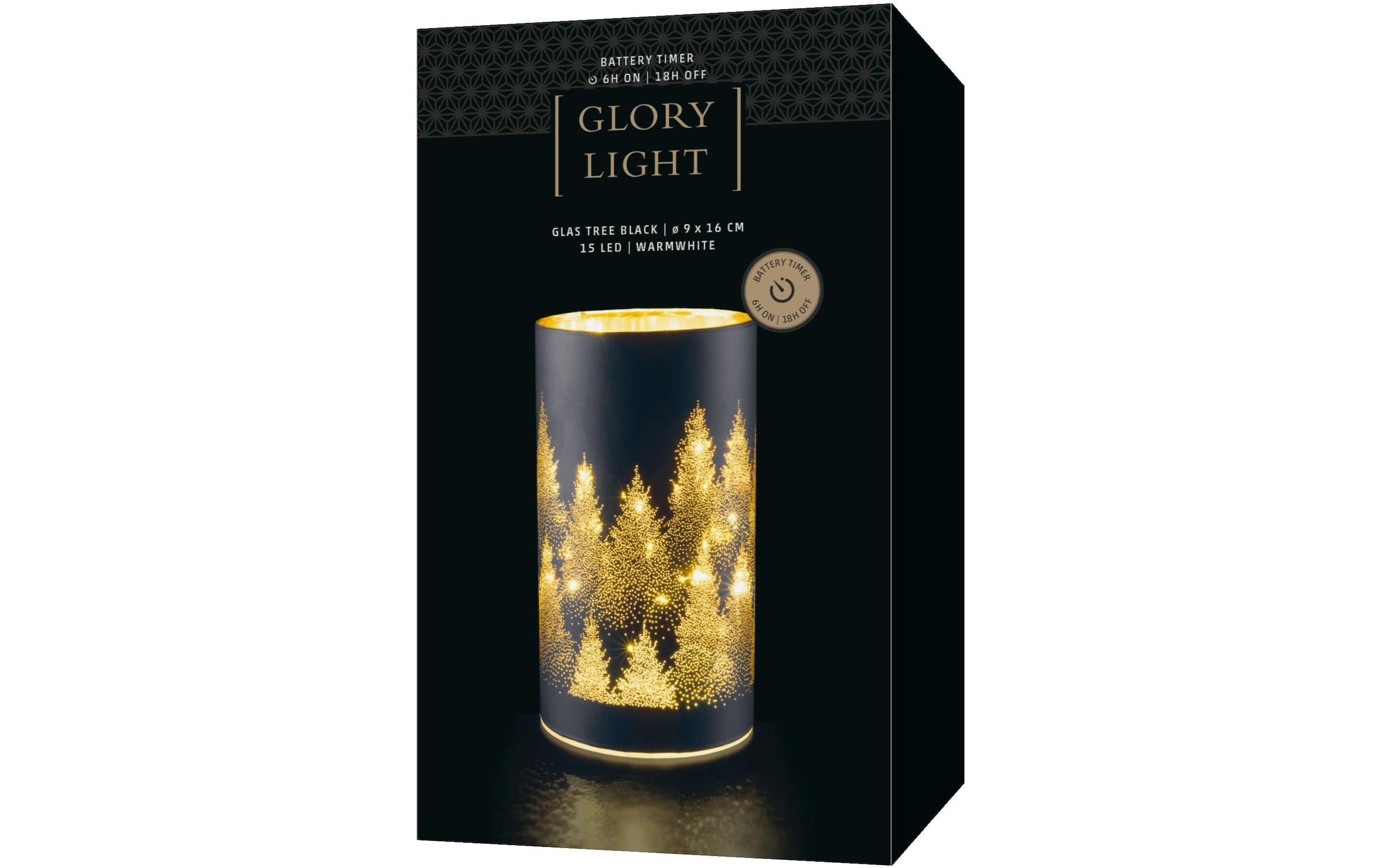 STT LED Dekofigur »Tree S, 15 LED, Ø 9 cm,« Warmweiss