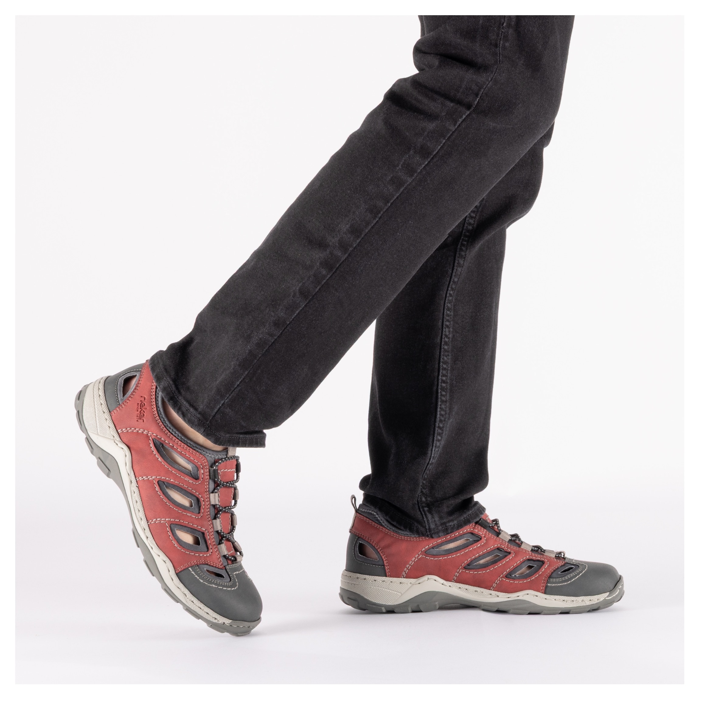 Rieker Slipper  chaussure de trekking, sandale, chaussure d’été avec élastique pratique