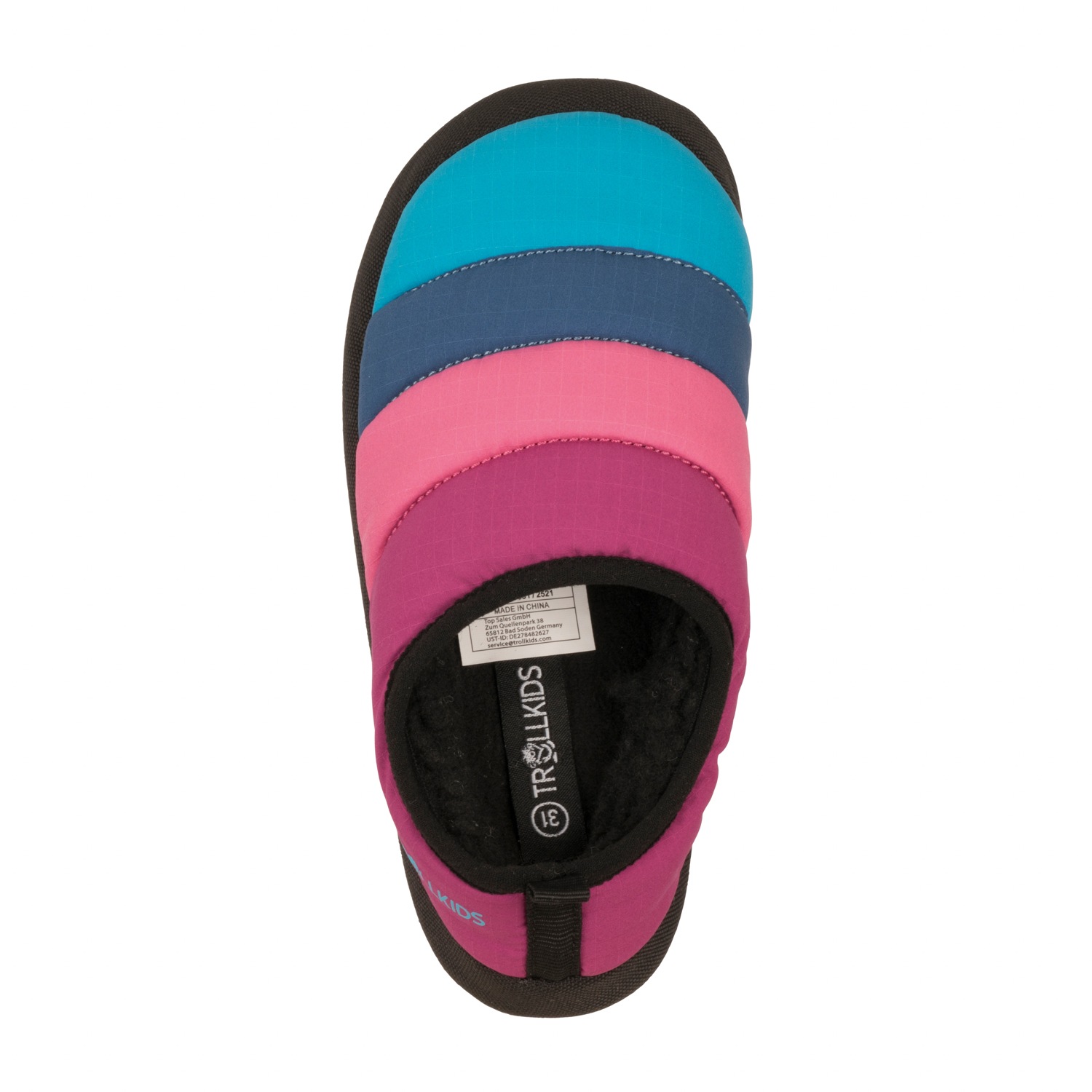 TROLLKIDS Chausson »KIDS HUT MULE XT«  chaud, amortissant, boucle d'enfilage