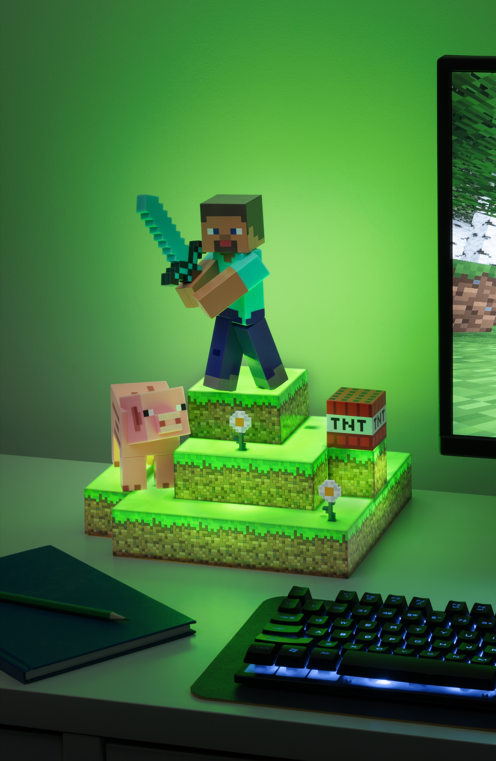 Paladone LED Dekolicht »Minecraft Steve Diorama Leuchte«