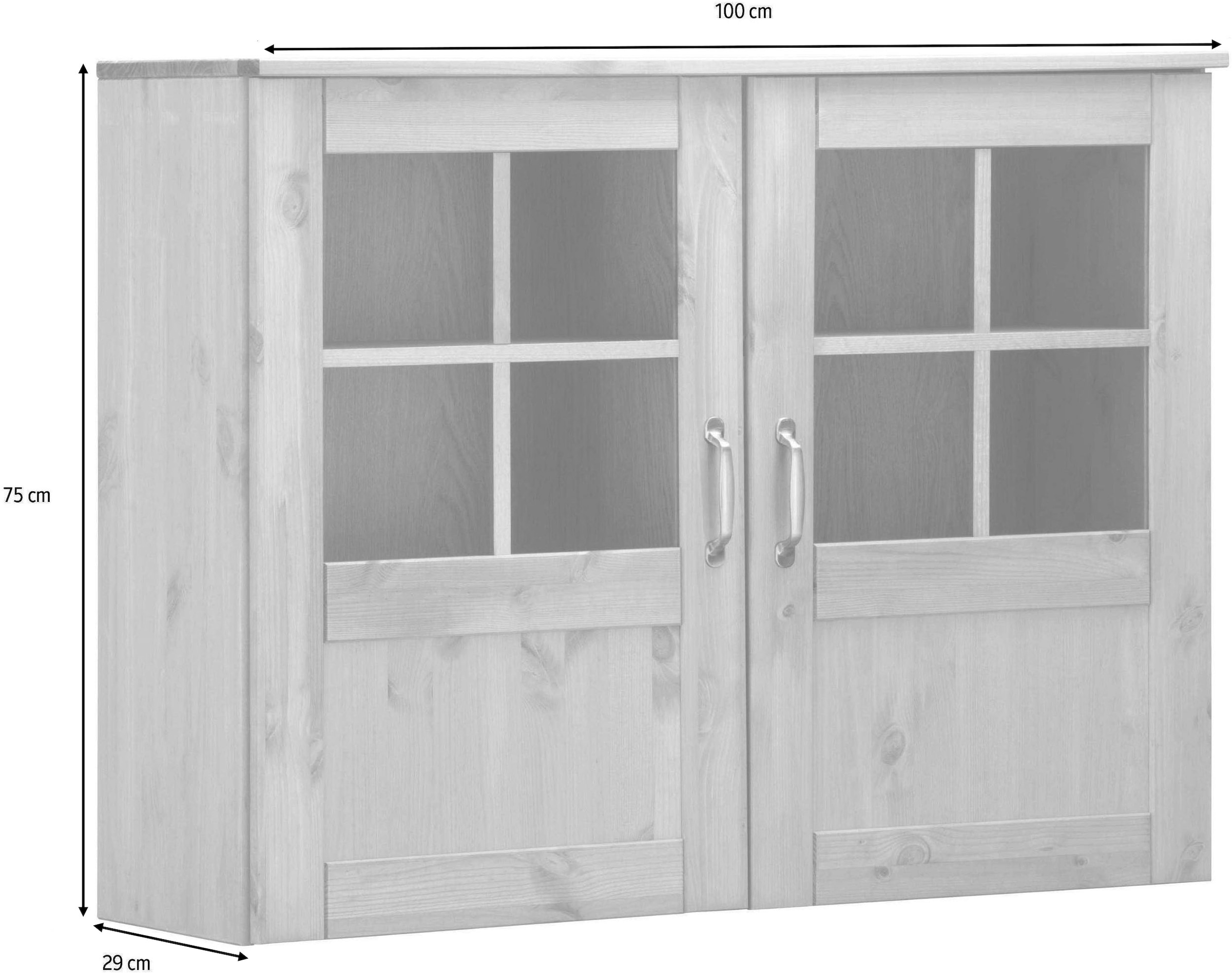 Home affaire Hängeschrank »Alby« Breite 100 cm , 2 Türen