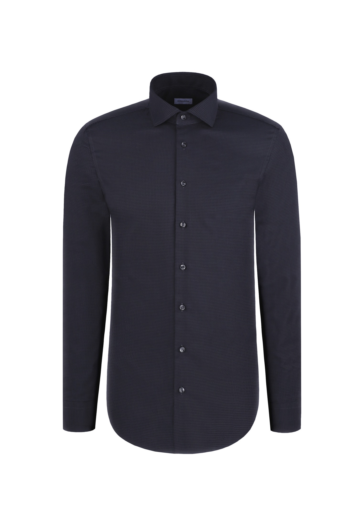 seidensticker Chemise d'affaires »Schwarze Rose« Slim 1/1 Kentkragen Struktur