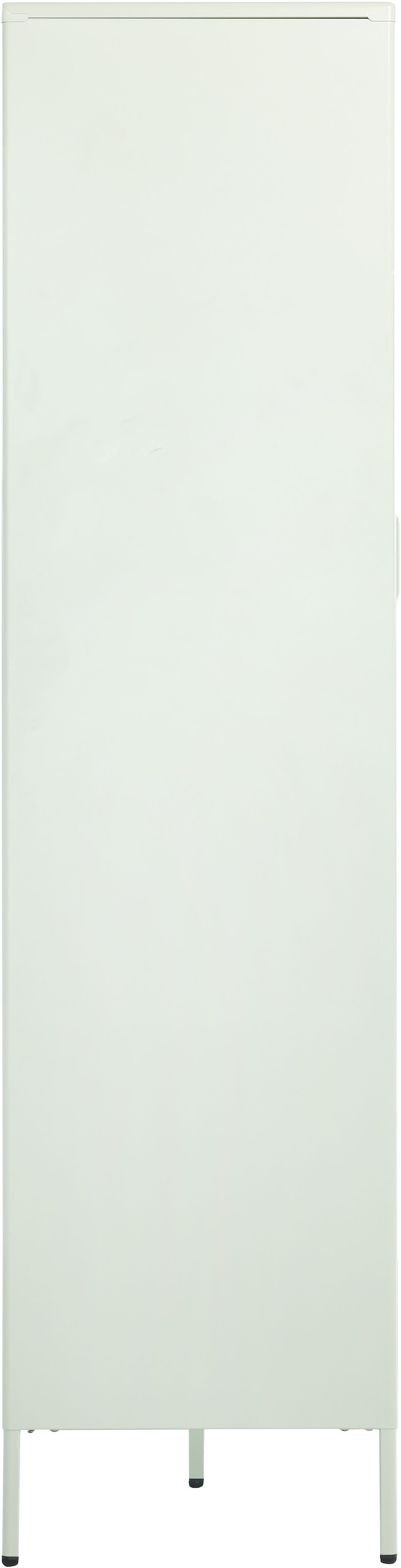 GOODproduct Kleiderschrank »GERRON Kleiderschrank Metallschrank Spind« Schlafzimmerschrank, 4 Türen & Schubladen, grün salbei, Breite 158cm