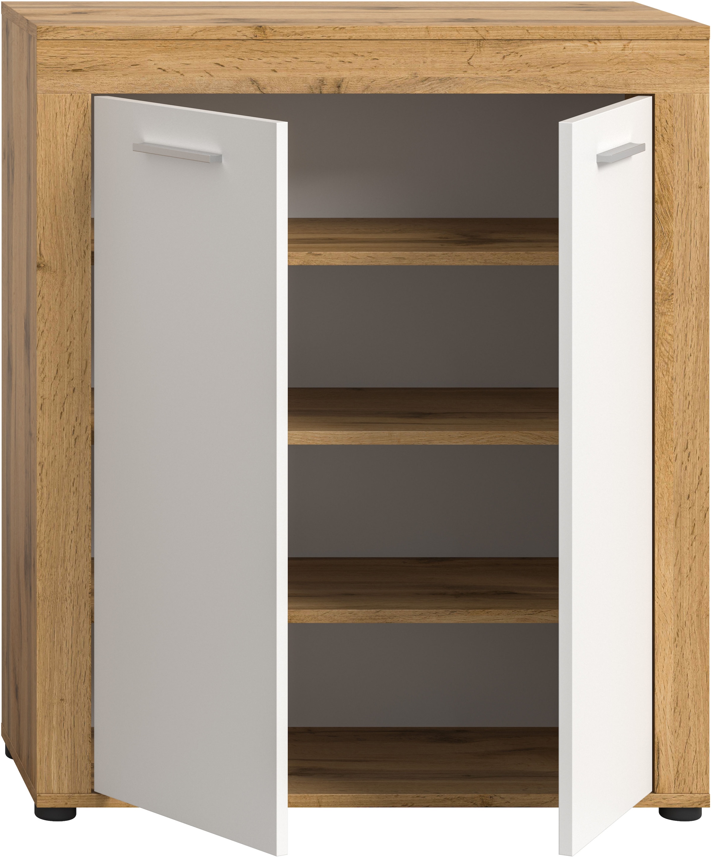 Home affaire Armoire à chaussures »Aosta« Schuhschrank, Höhe 191 cm, 4 Fächer, Garderobenschrank, Flur, Diele