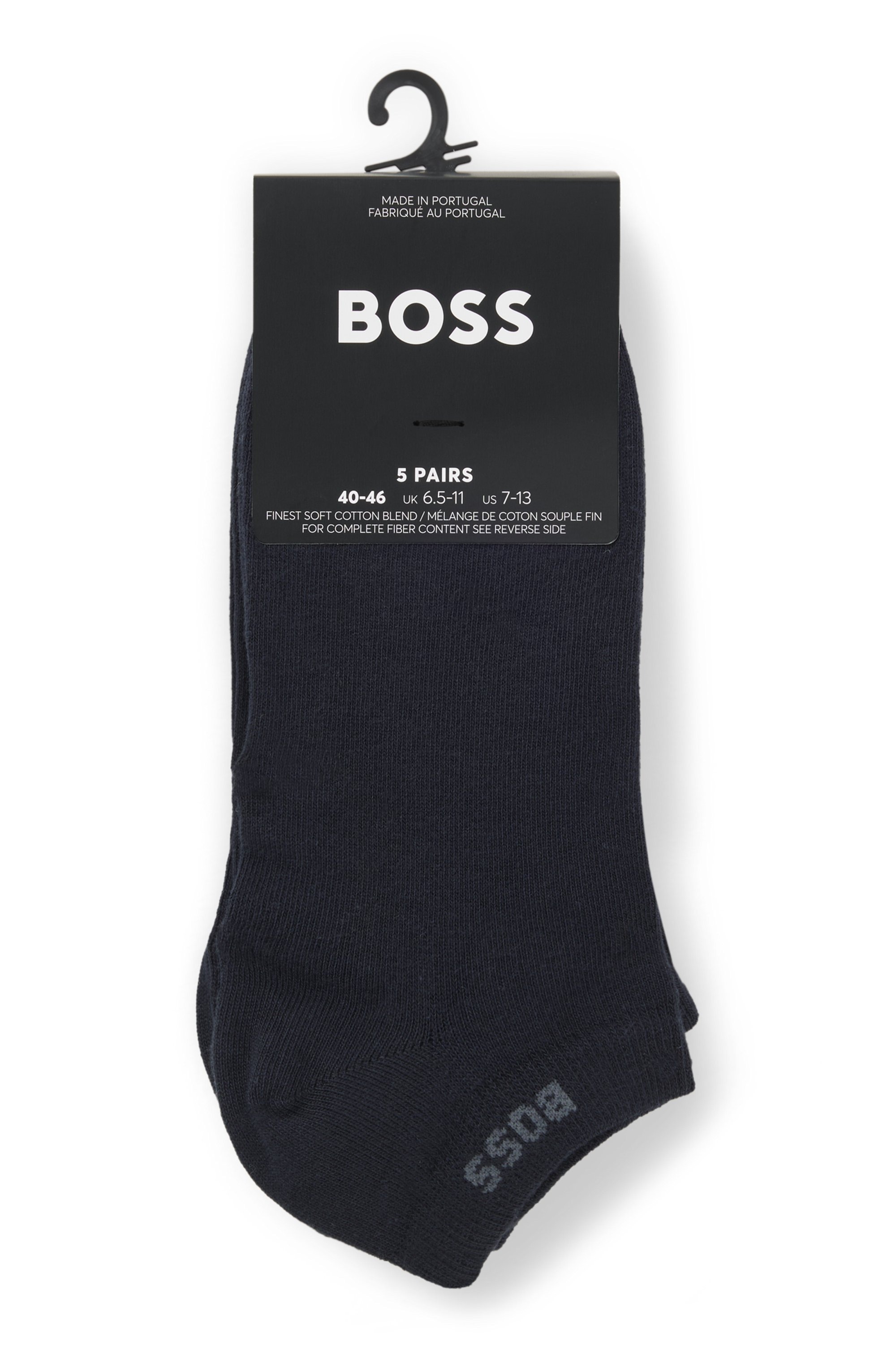 BOSS Chaussettes de baskets »5P AS Uni CC« Paquet, 5 cuis tlg. avec label BOSS