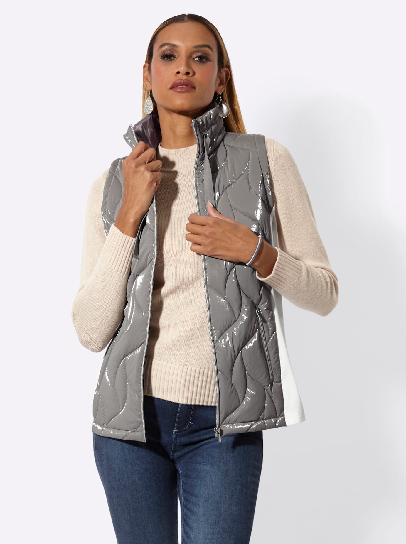 creation L Gilet matelassé