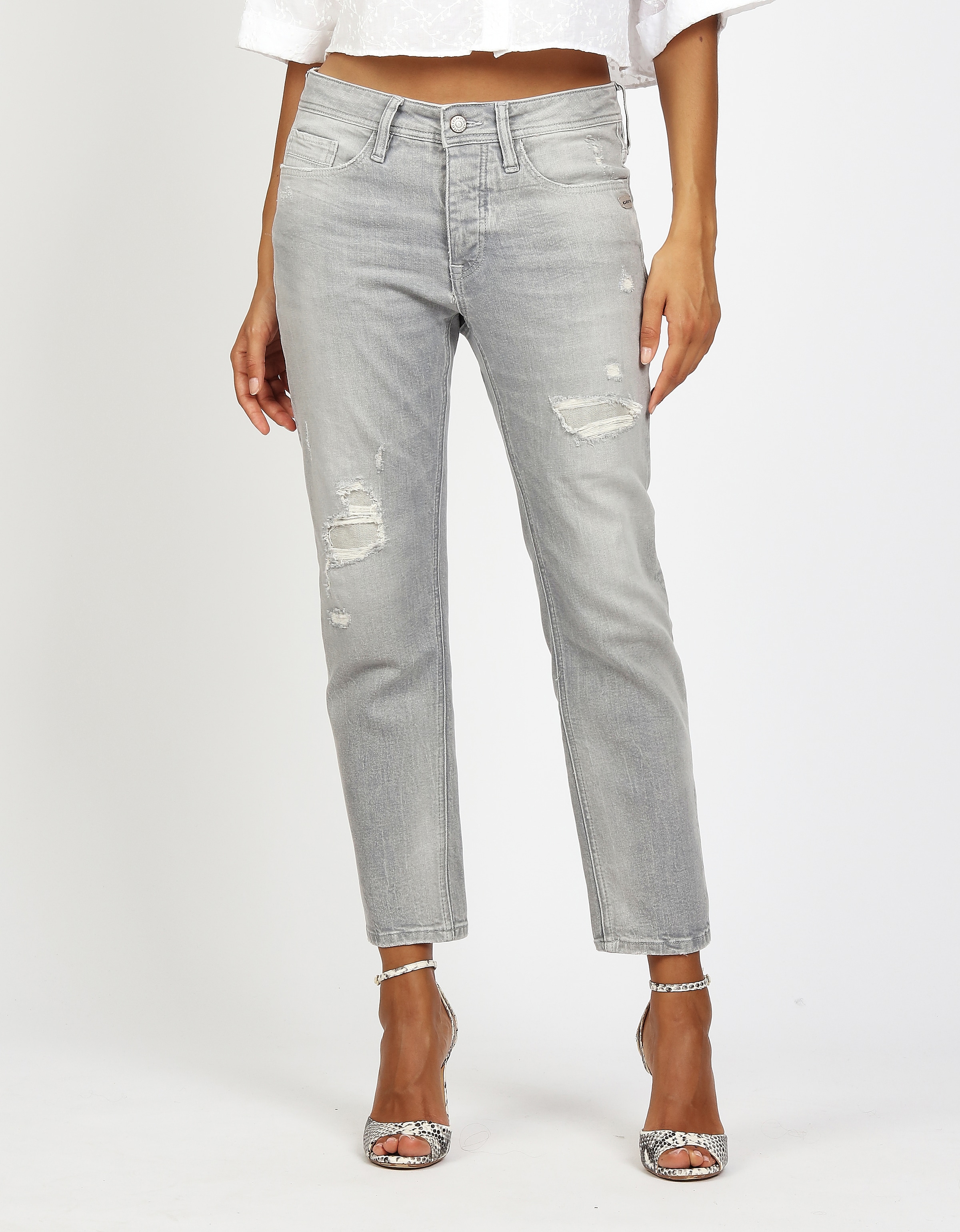 GANG Jeans boyfriend »94NICA CROPPED« mit geraden und verkürzten Beinverlauf