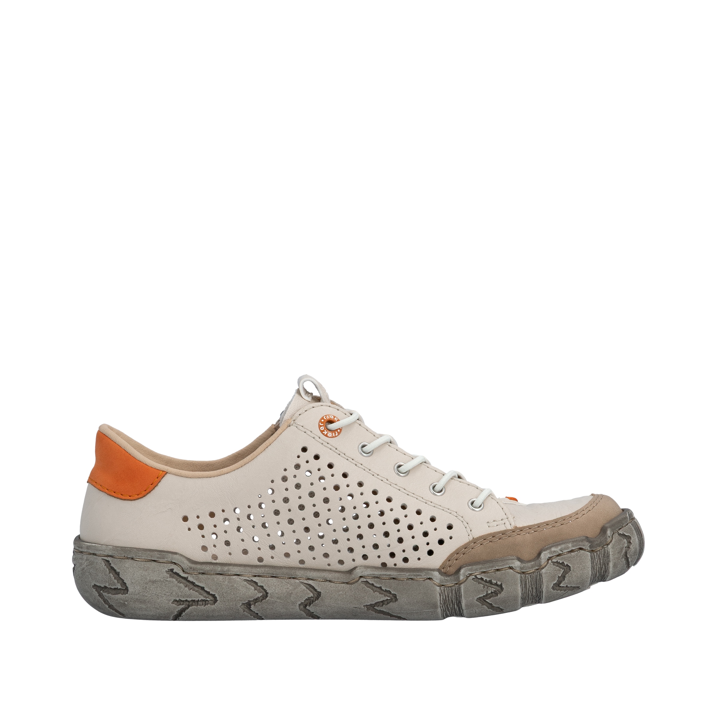 Rieker Slip-On Sneaker  mit Sohle im Used-Look, Freizeitschuh, Halbschuh, Schlupfschuh