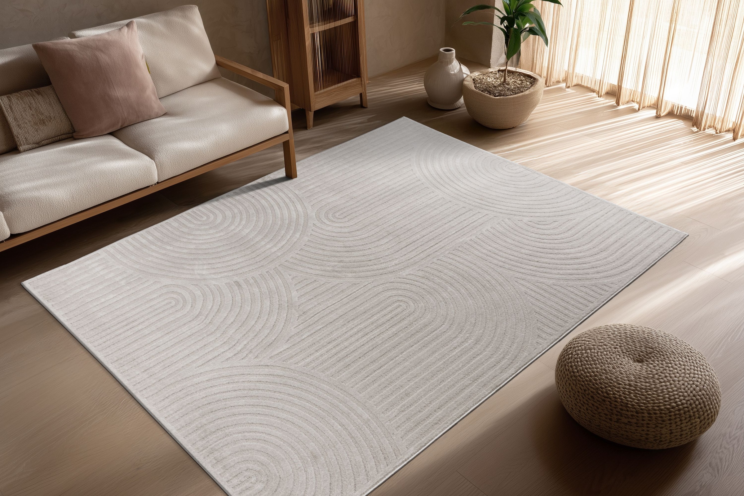 Kayoom Tapis »Bandito 325« Rectangulaire 11 mm Höhe modernes Design, Kurzflor, Wohnzimmer