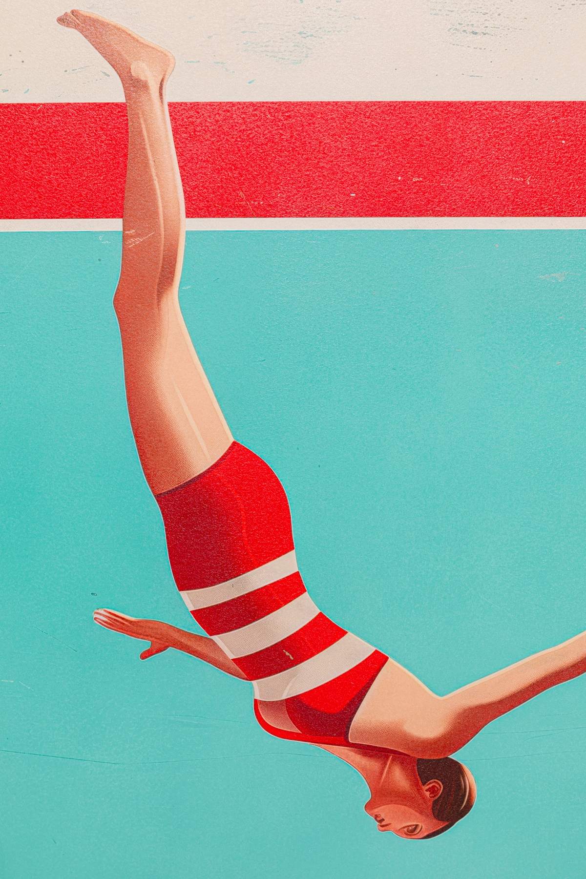 Kare Design Tableau avec cadre »Gerahmtes Bild Jumping Girl 103x73cm« 1,  motifs variés