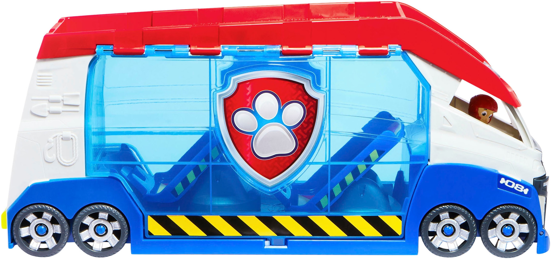 Spin Master Spielzeug-Transporter »Paw Patrol - Paw Patroller 3.0« mit Soundeffekt; inkl. Ryder mit Quad