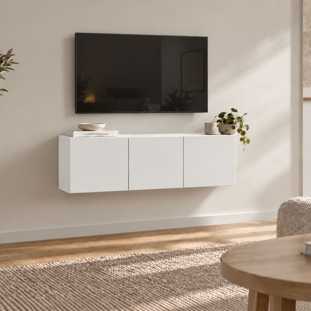 borchardt Möbel Table basse »Vaasa, Konsole, Hängeschrank mit 3 Türen« Largeur 114 cm, uniquement suspendu