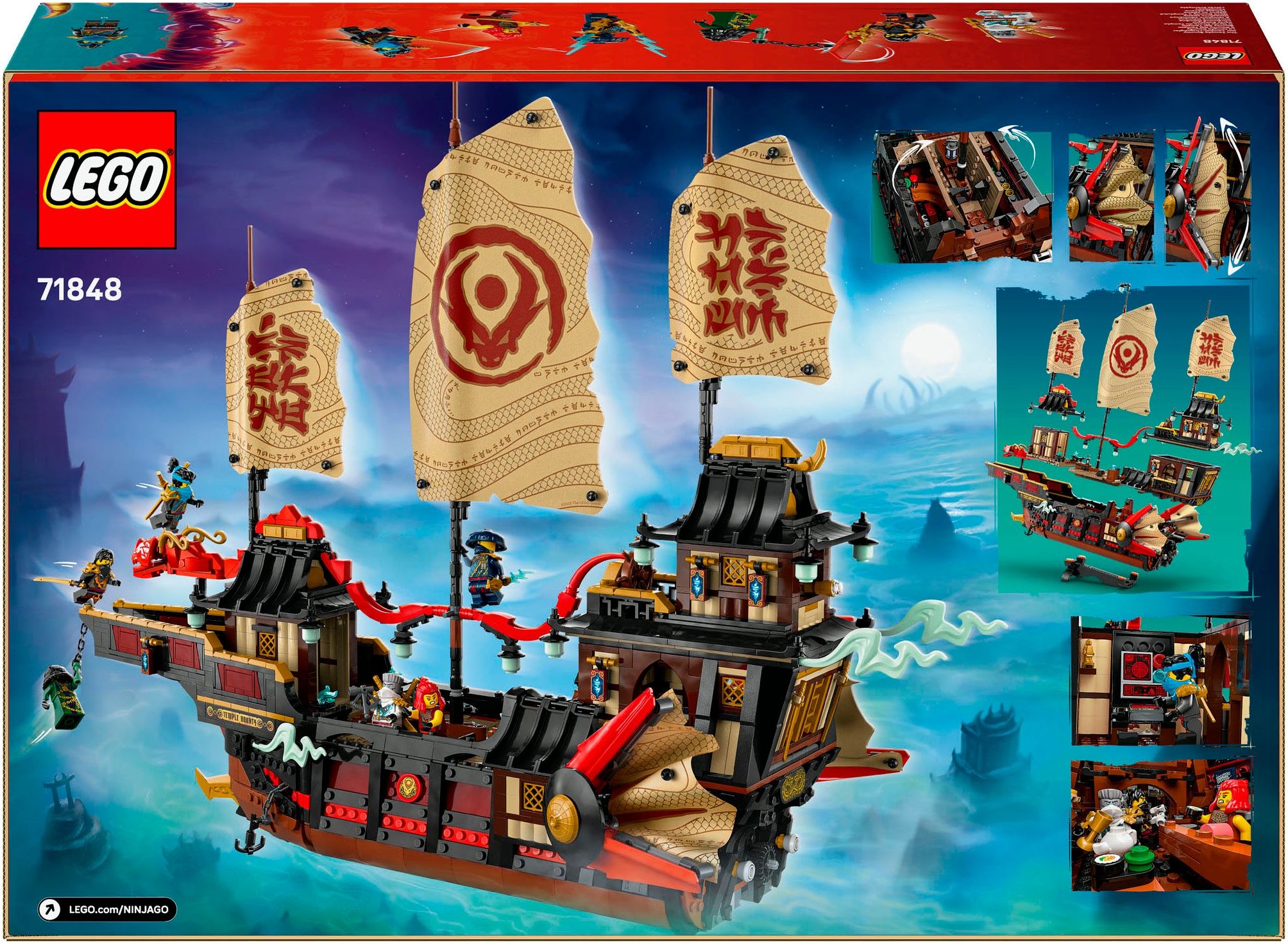 LEGO® Pions de construction »Der Tempel-Flugsegler (71848), LEGO Ninjago« Made in Europe