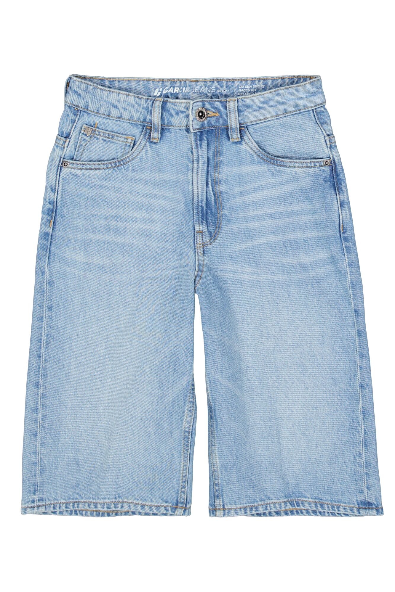 Garcia Bermuda en jean »Jayson Short« avec jambes larges, pour garçons