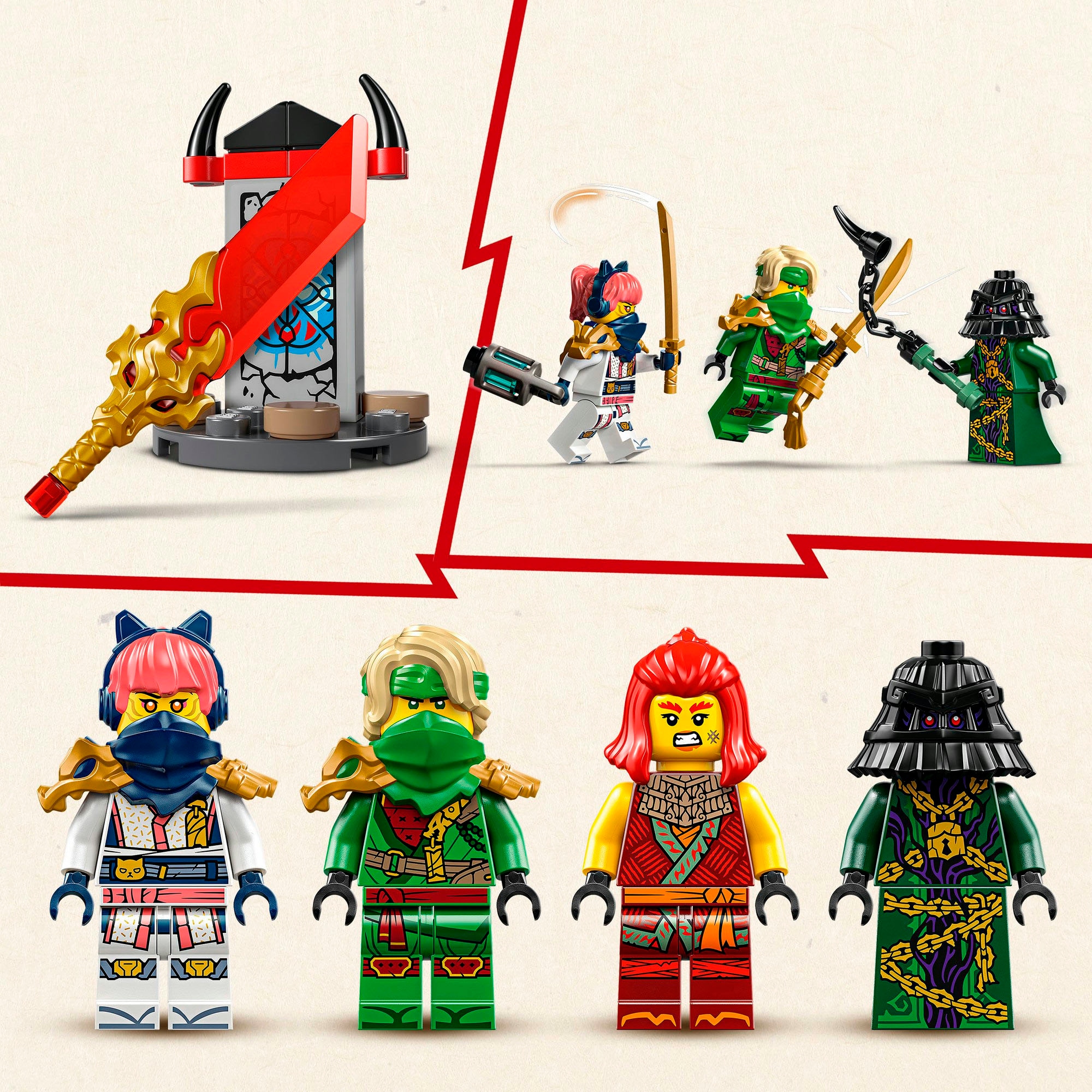LEGO® Pions de construction »Rontu der Meisterdrache (71842), LEGO Ninjago« Made in Europe