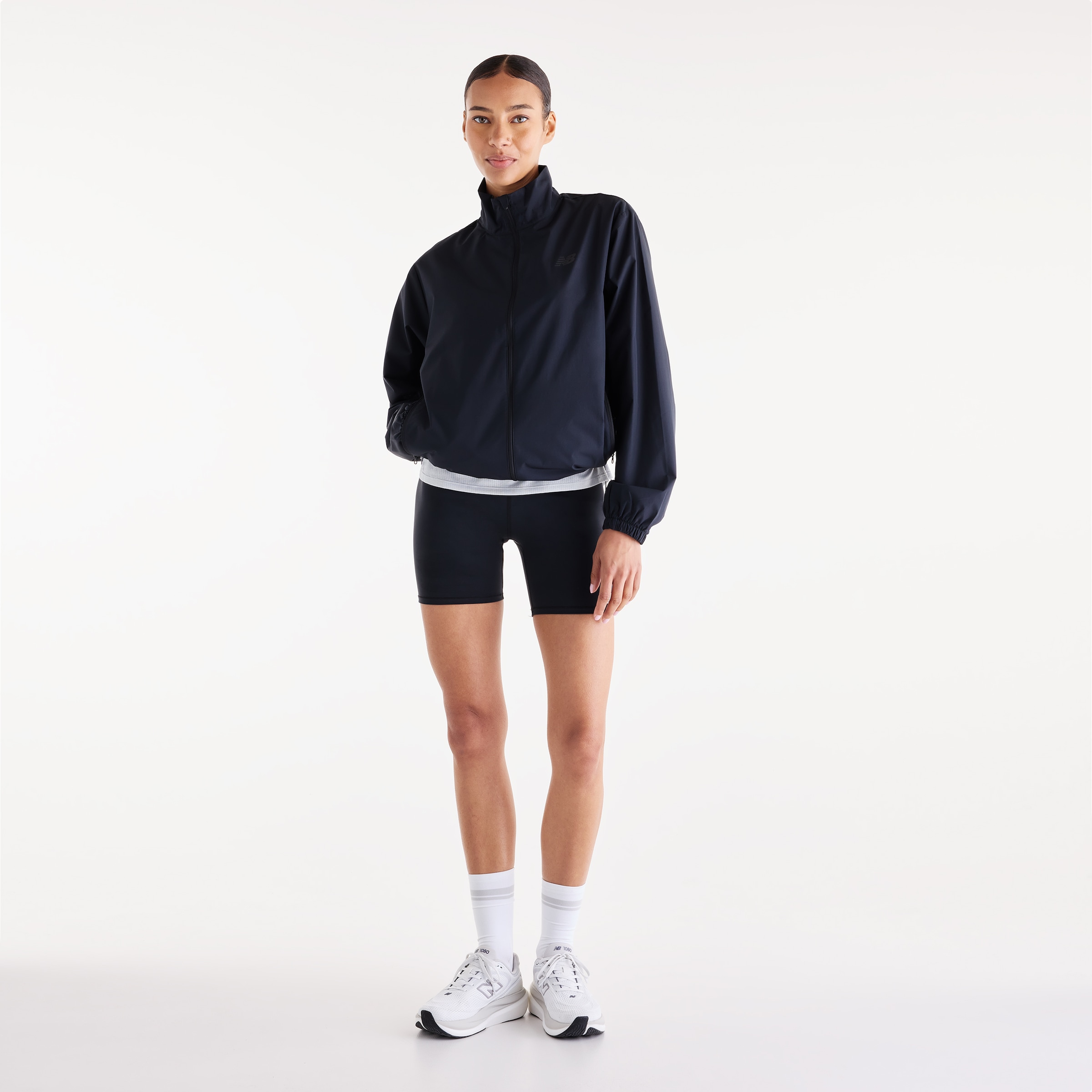 New Balance Laufjacke »FAST DAYS GRAPHIC JACKET« sportlicher Stil, aus Polyester, US-Grösse L